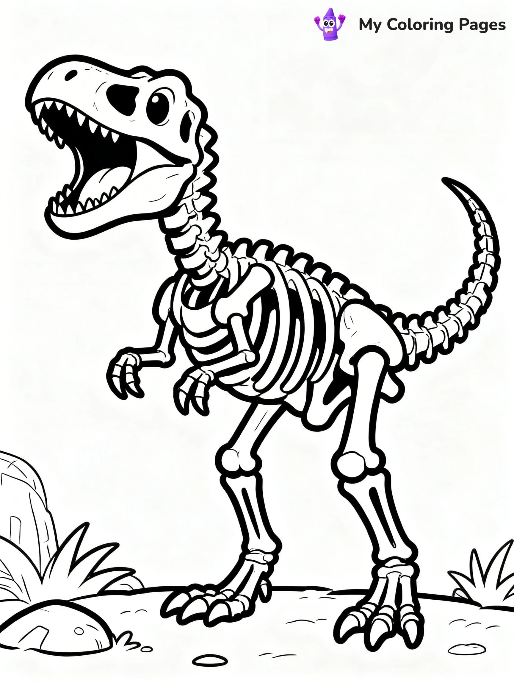 Bones Coloring Pages - 12