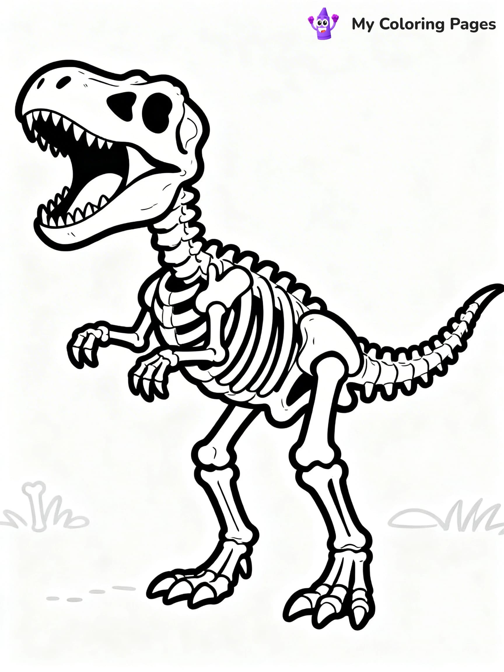 Bones Coloring Pages - 10