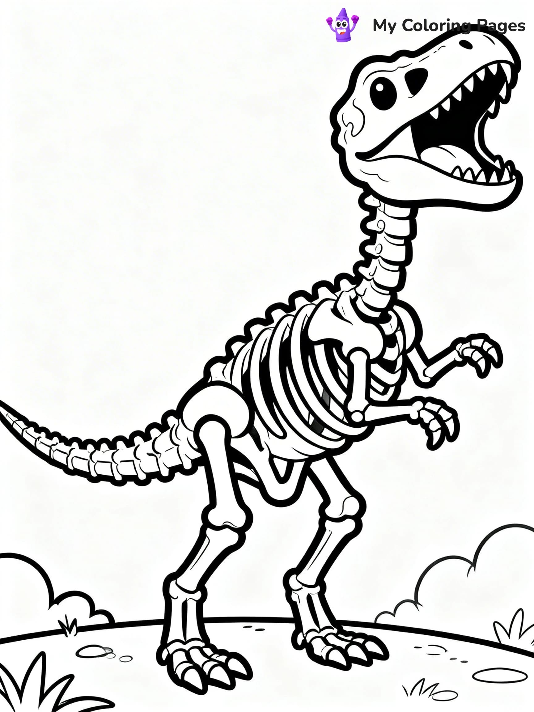 Bones Coloring Pages - 9