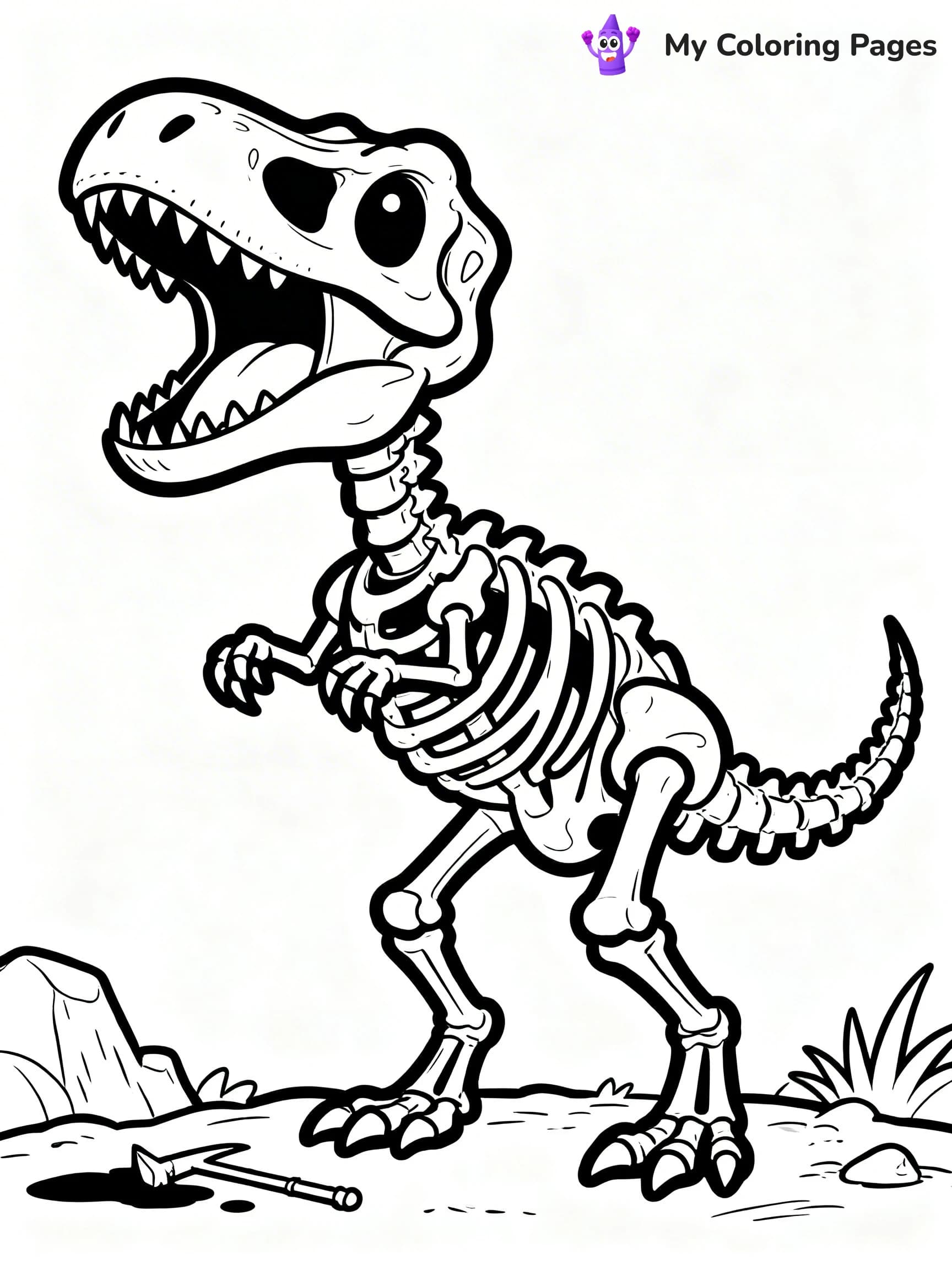 Bones Coloring Pages - 8