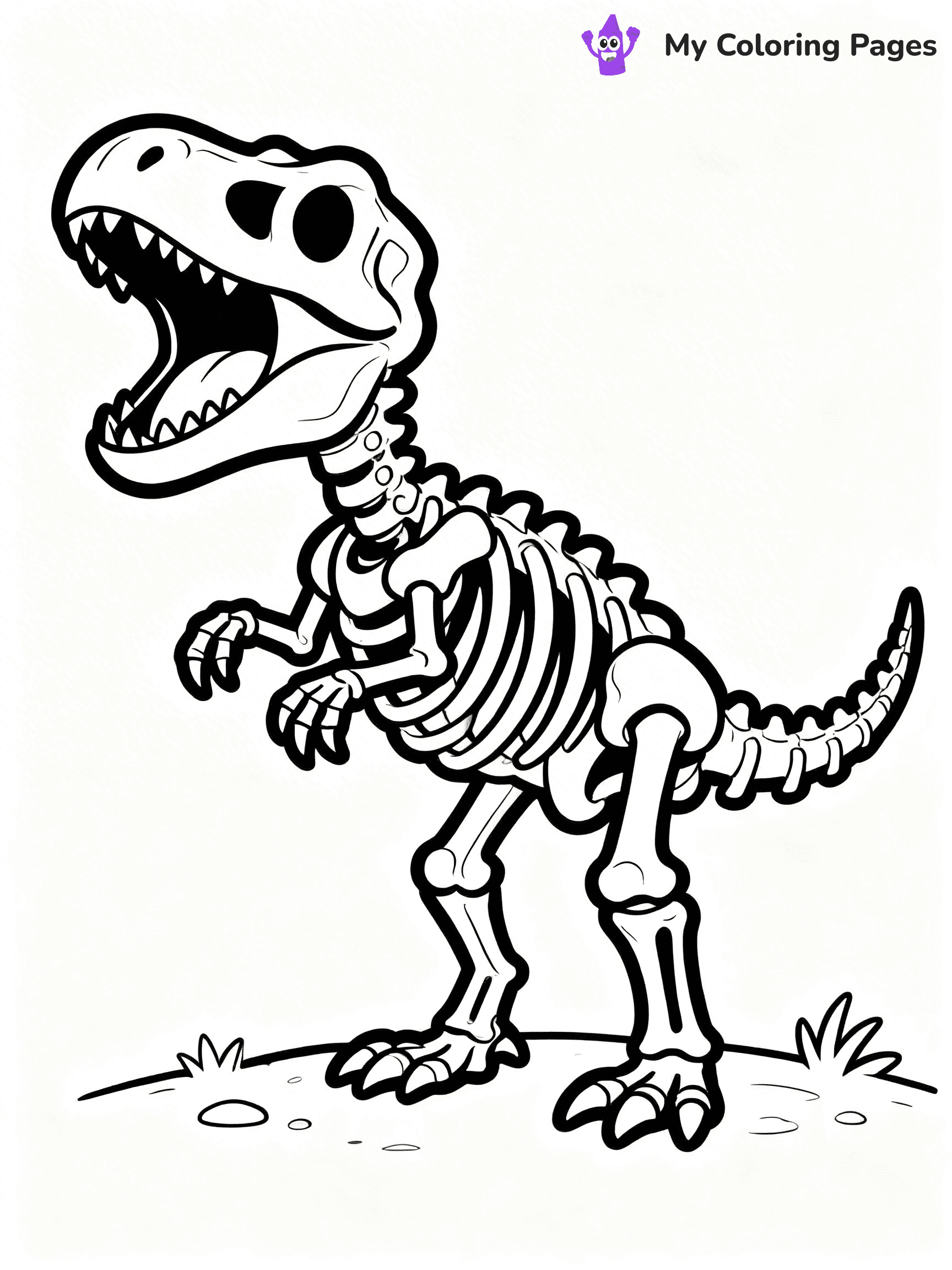 Bones Coloring Pages - 8