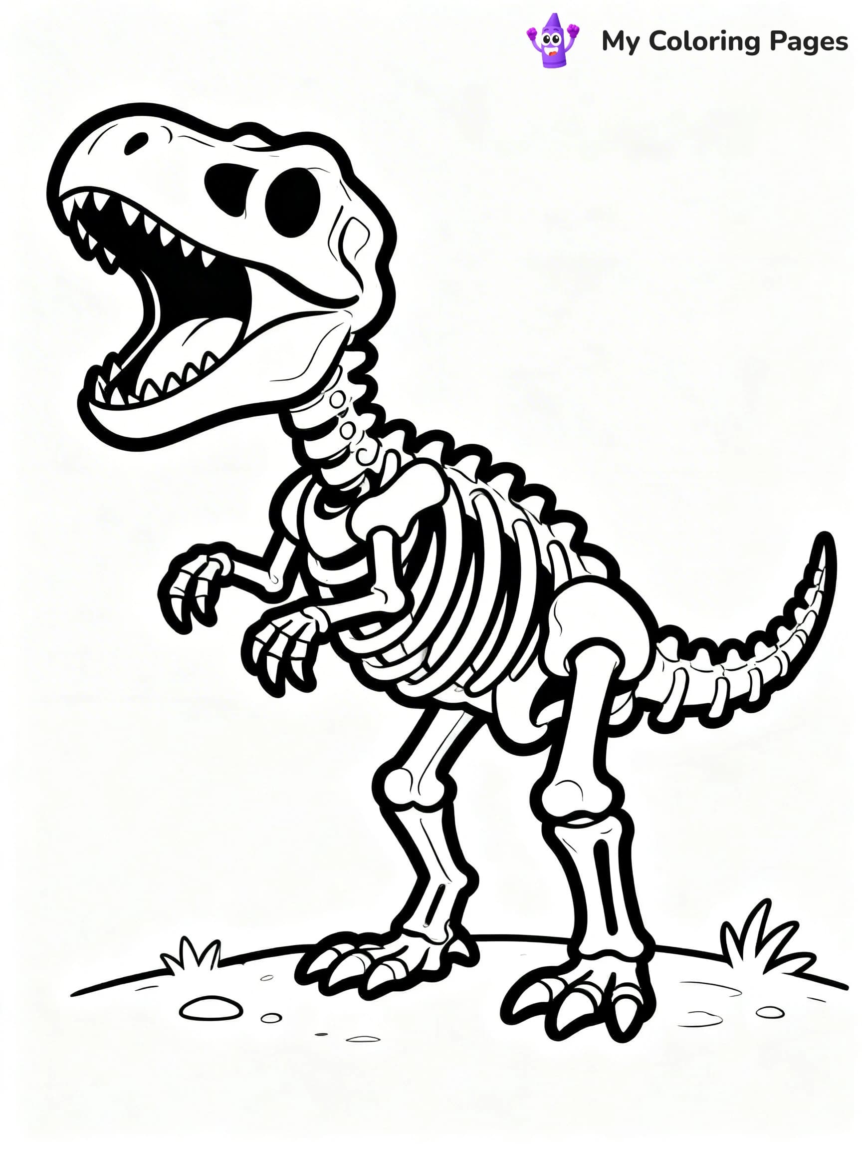 Bones Coloring Pages - 7
