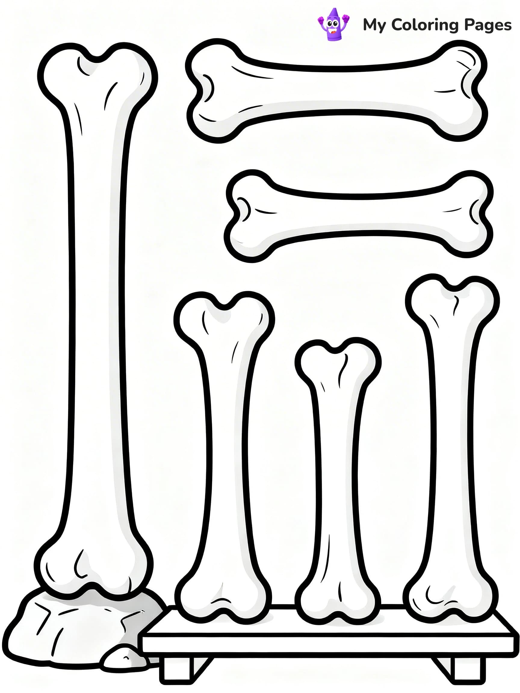 Bones Coloring Pages - 6