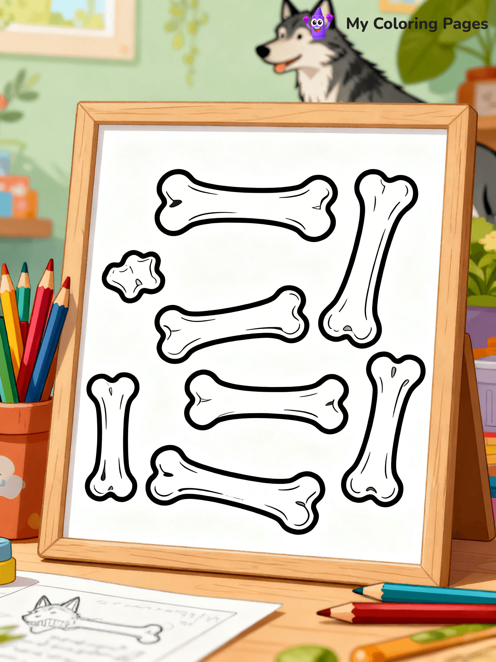 Bones Coloring Pages - 6