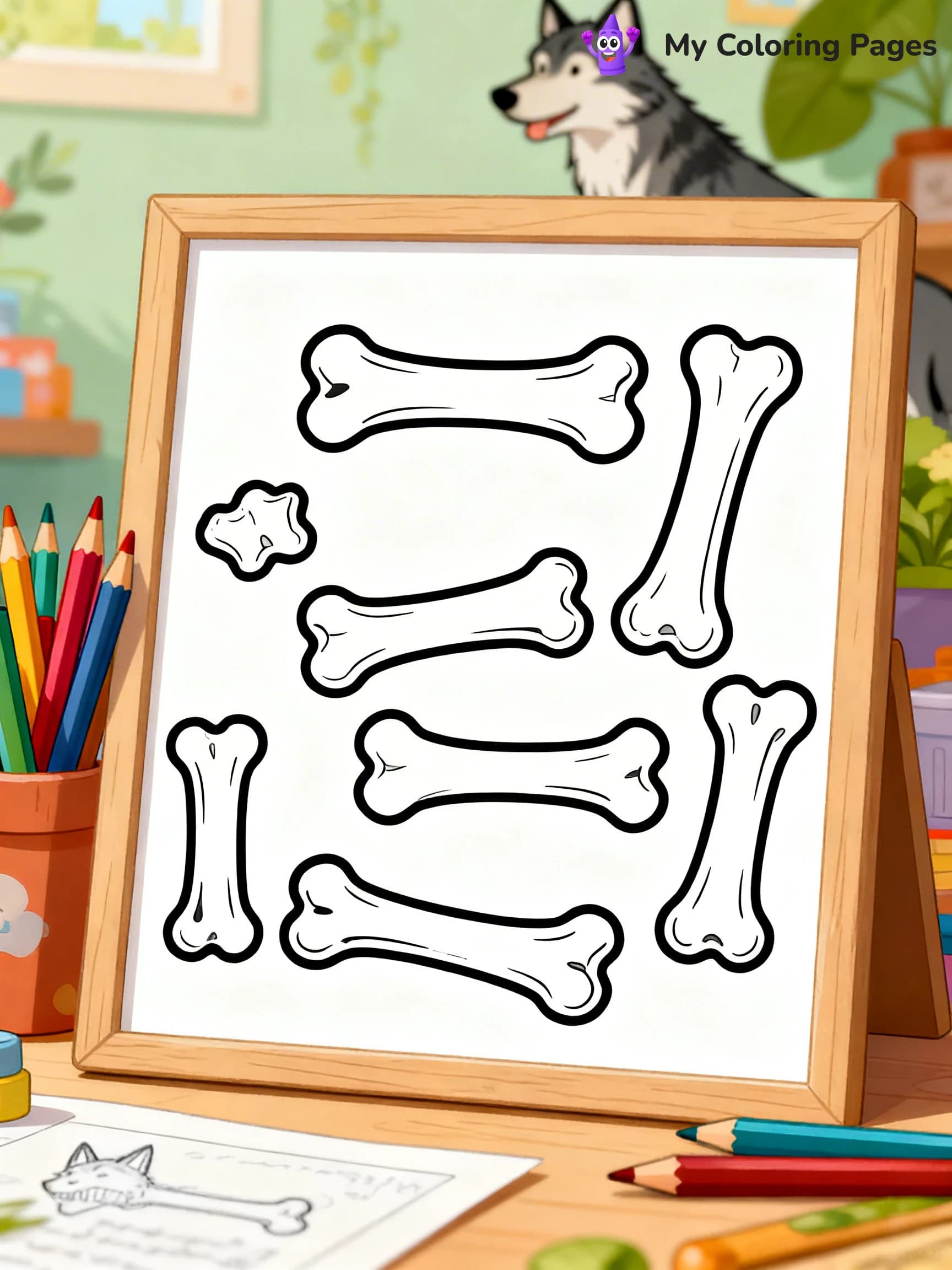 Bones Coloring Pages - 5