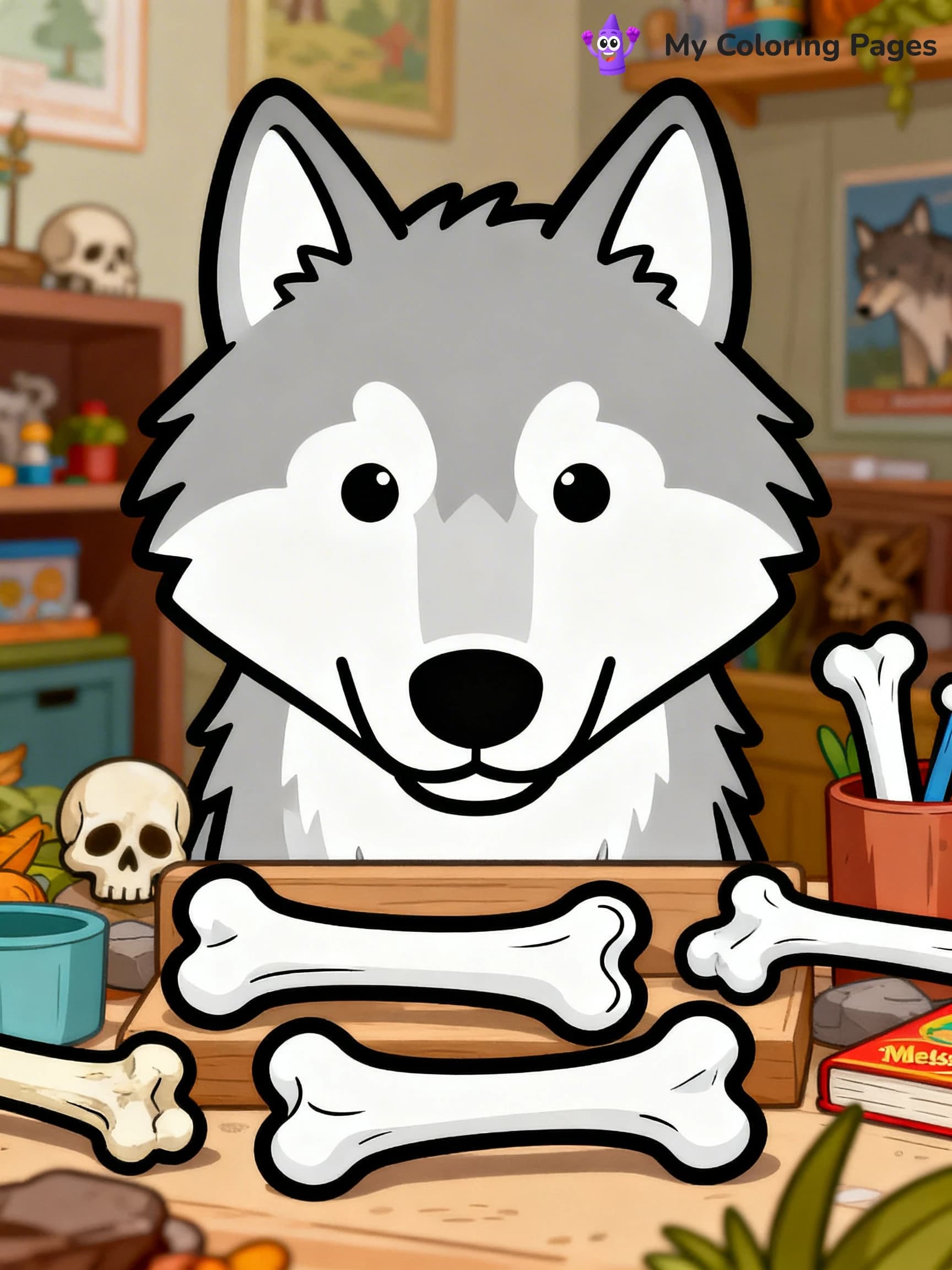 Bones Coloring Pages - 2