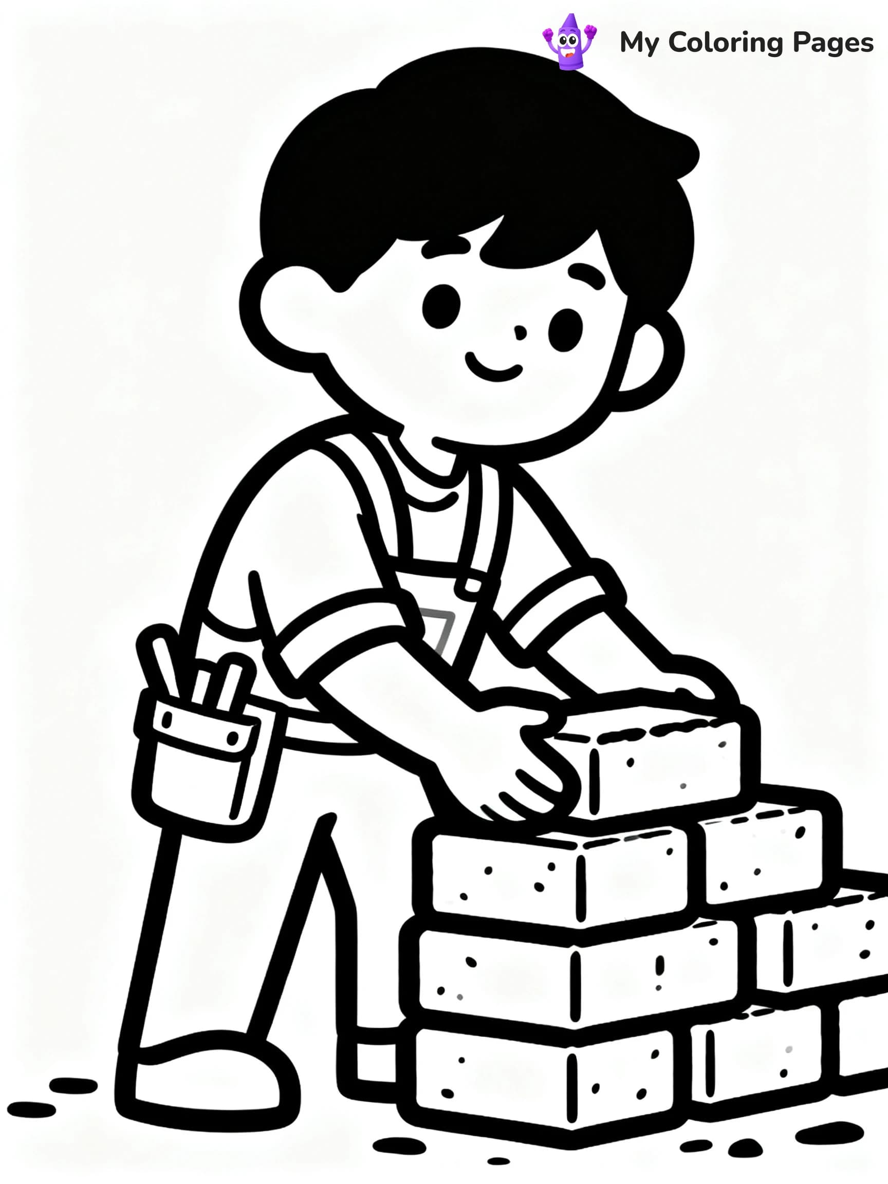 Construction Site Coloring Pages - 23