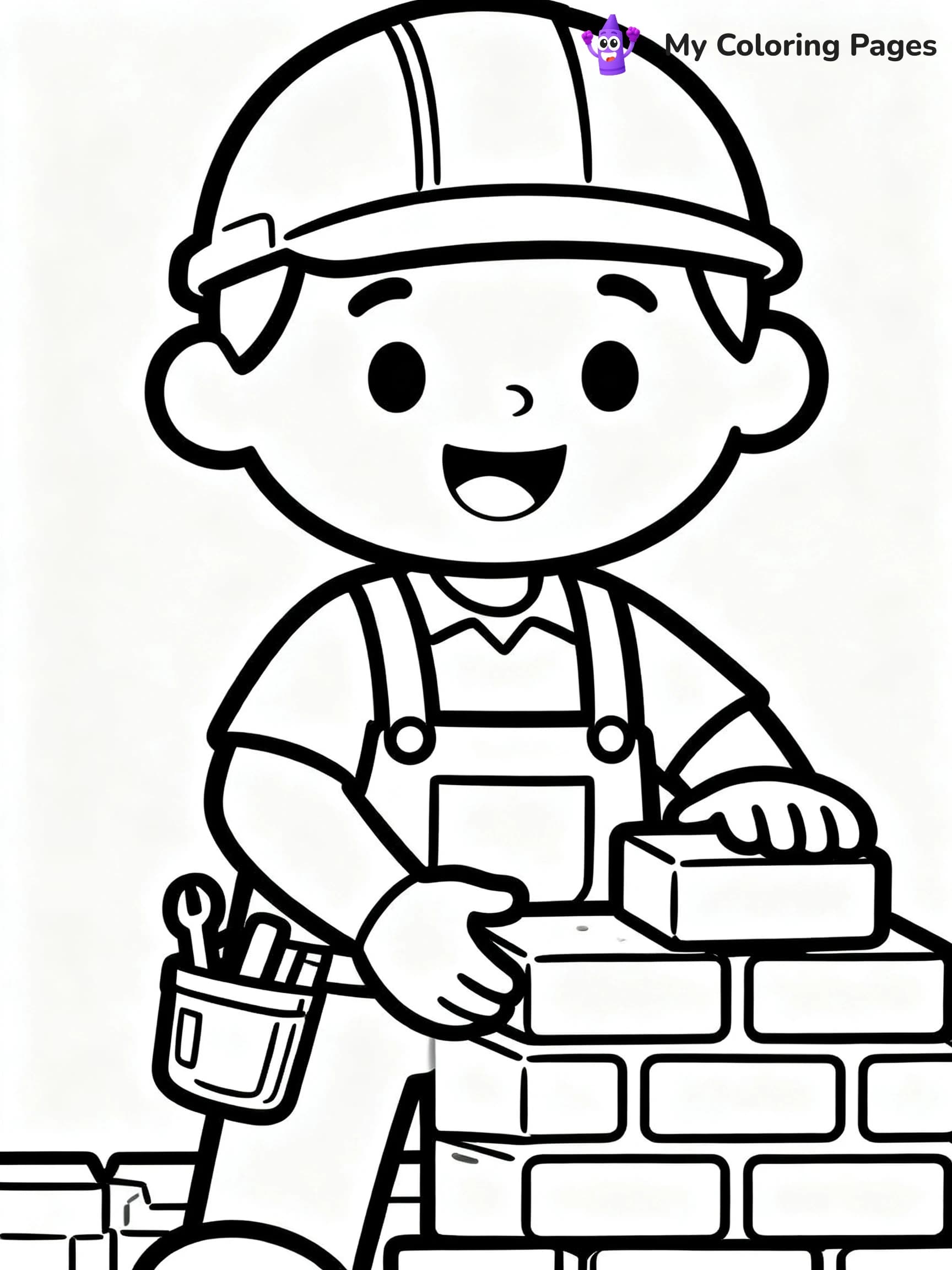 Construction Site Coloring Pages - 22