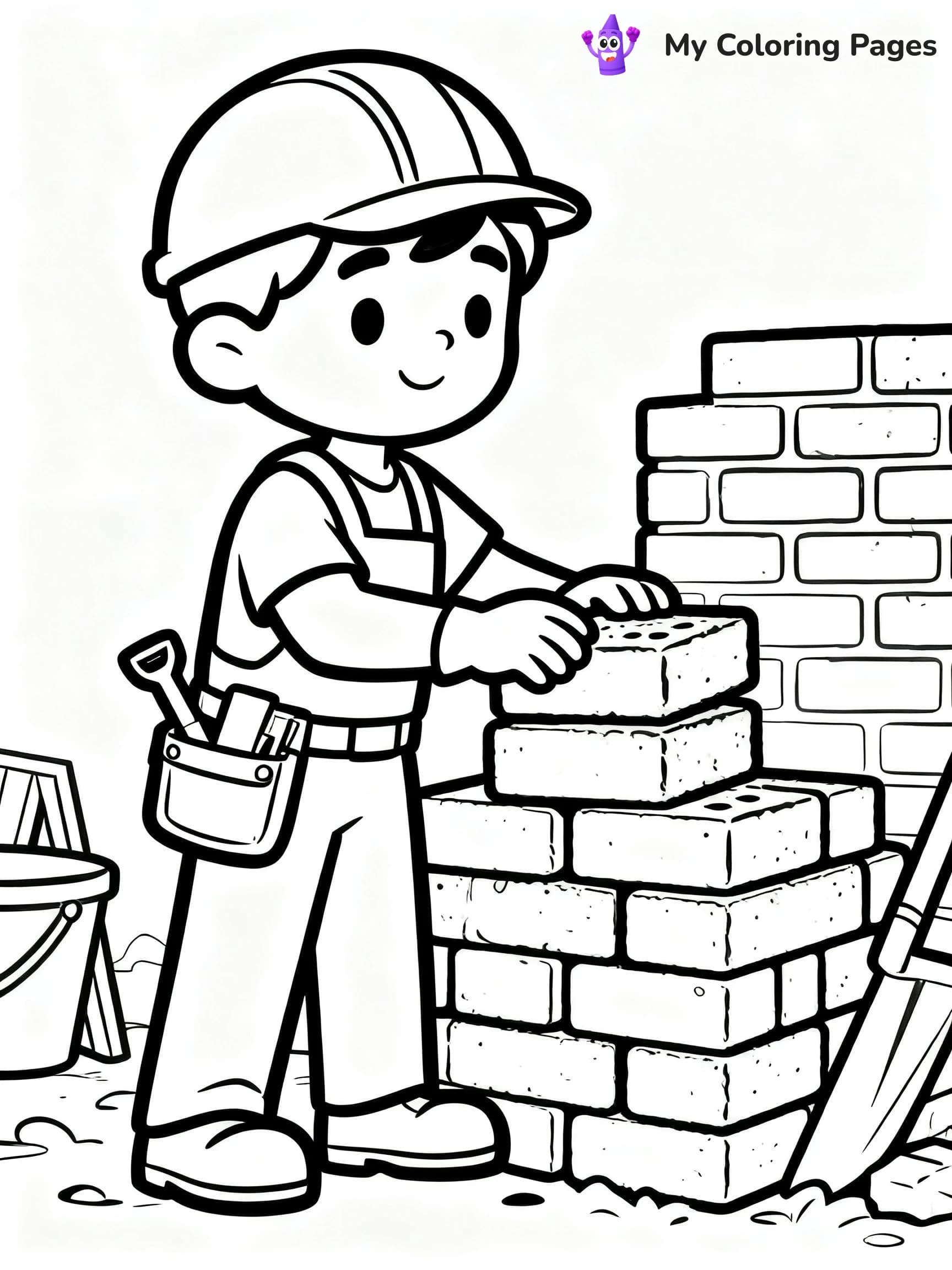Construction Site Coloring Pages - 21