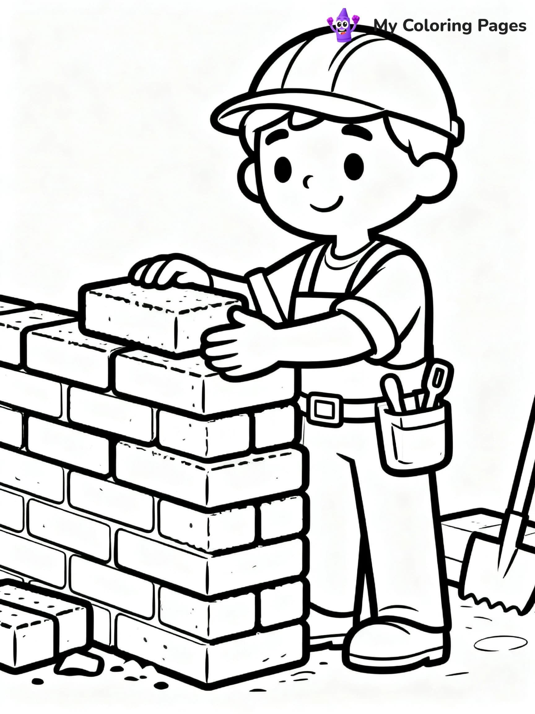 Construction Site Coloring Pages - 19