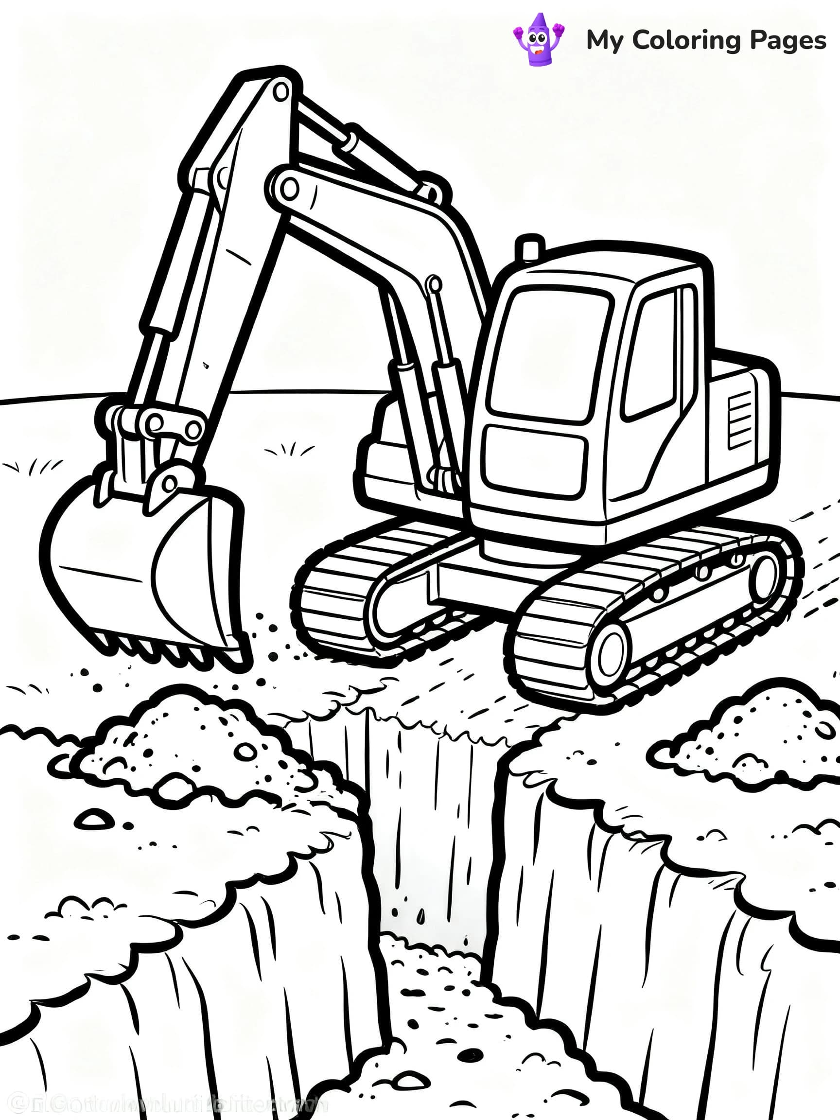 Construction Site Coloring Pages - 15