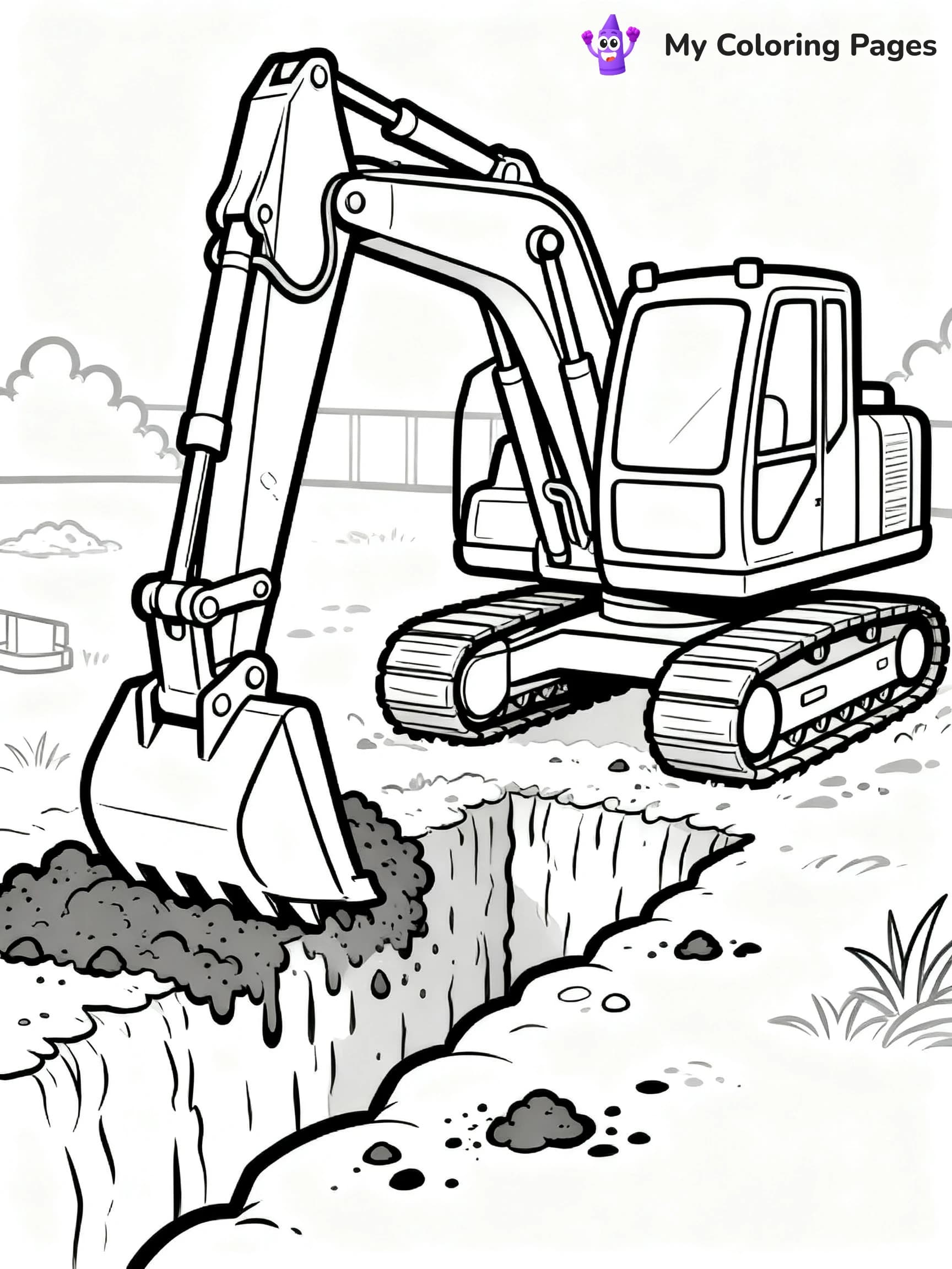 Construction Site Coloring Pages - 14