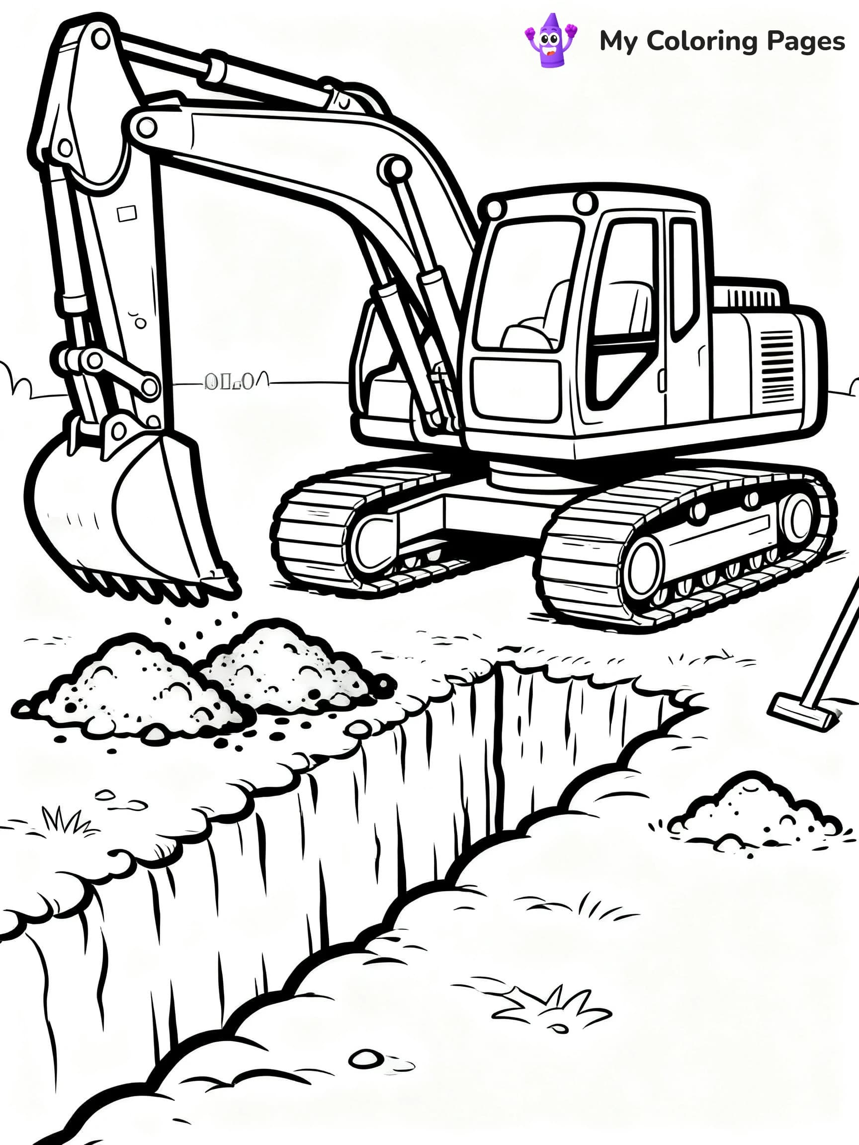 Construction Site Coloring Pages - 13