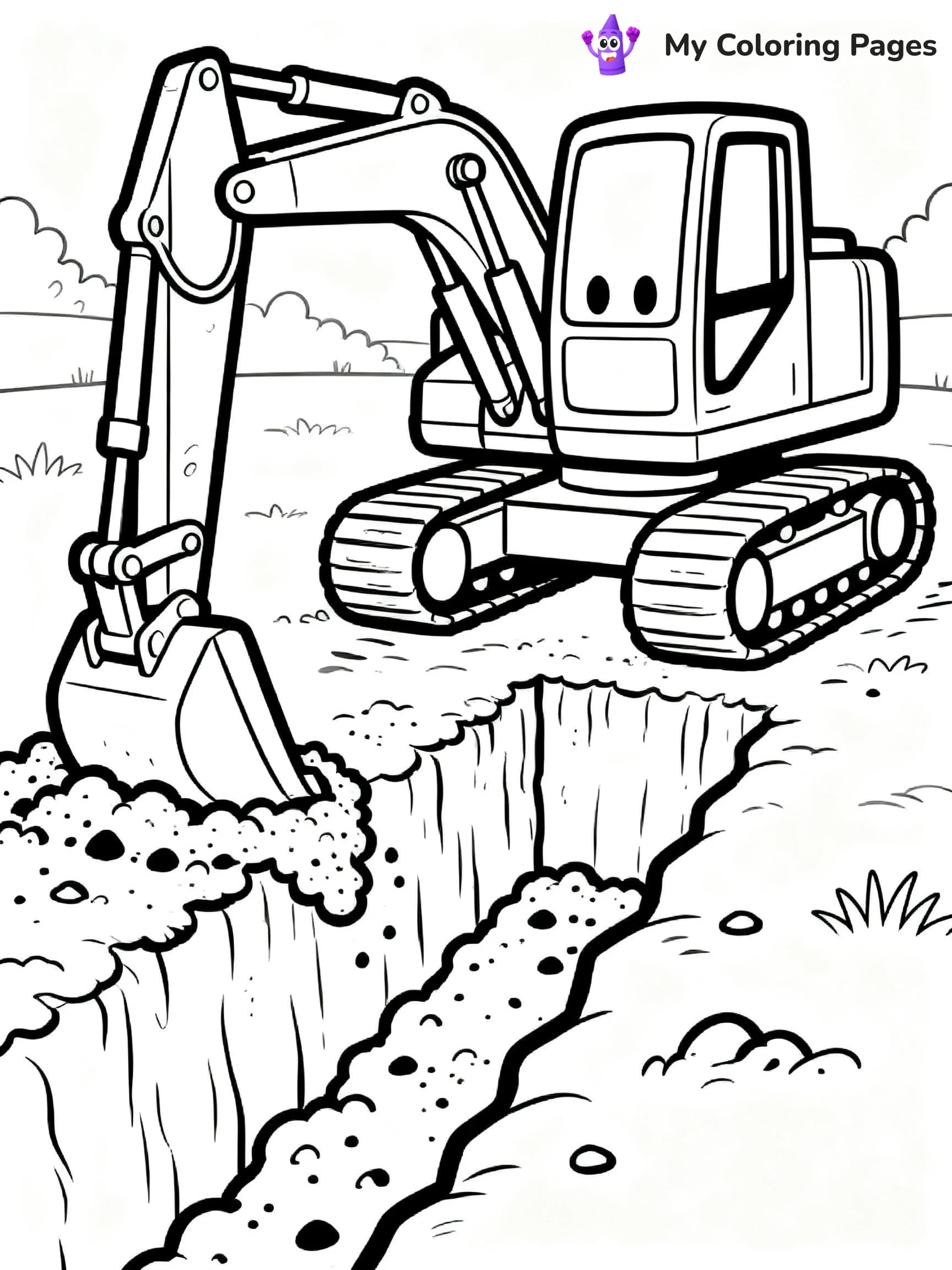 Construction Site Coloring Pages - 12