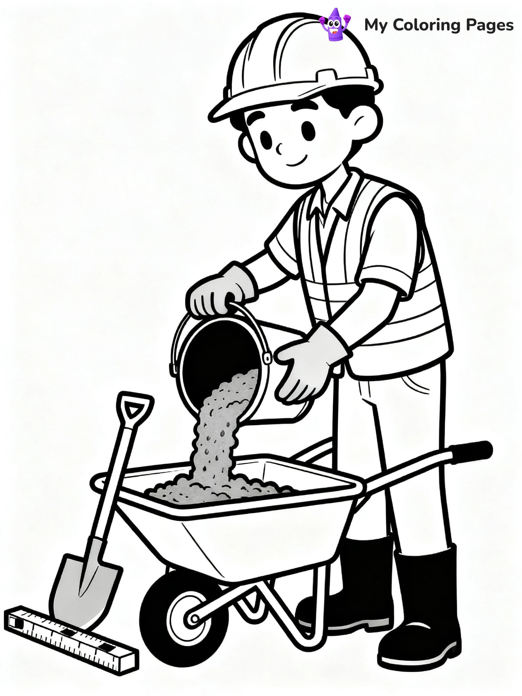 Construction Site Coloring Pages - 5