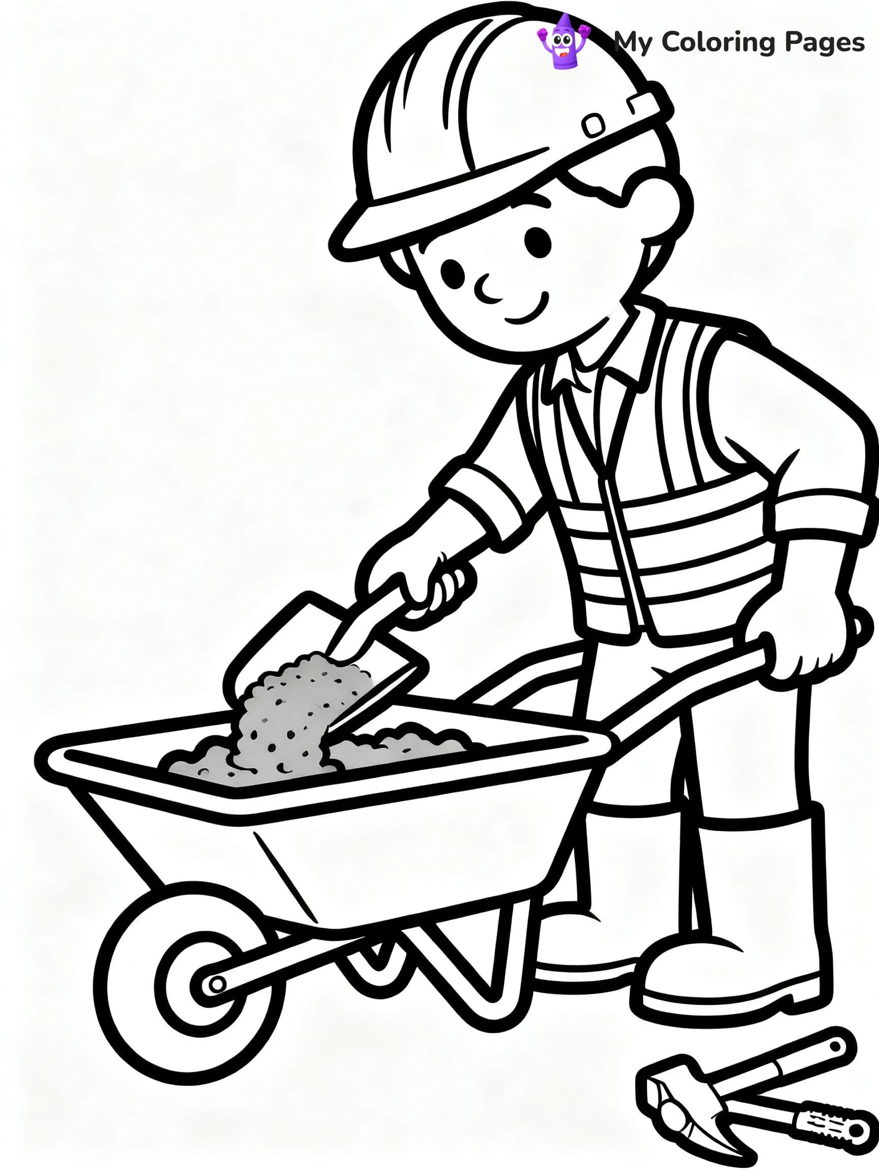 Construction Site Coloring Pages - 2