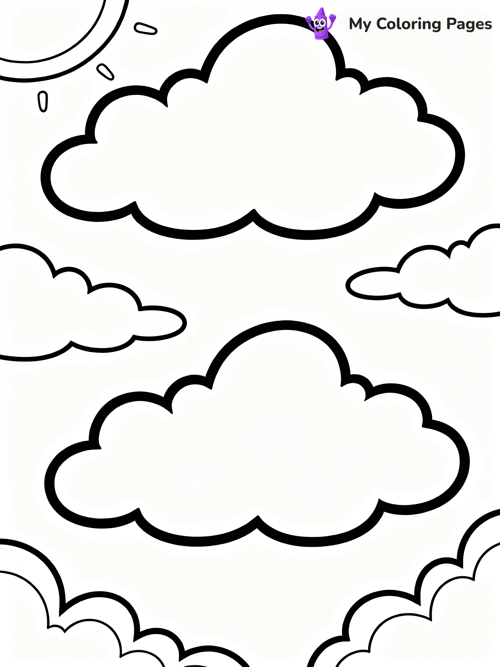 Cloud Coloring Pages - 55