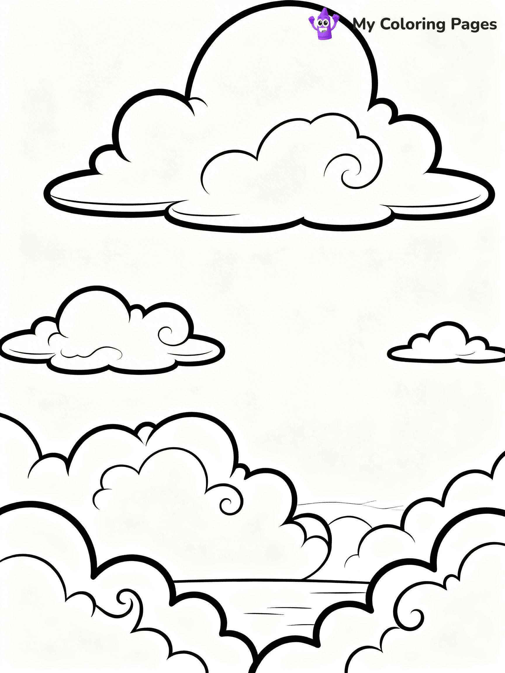 Cloud Coloring Pages - 53