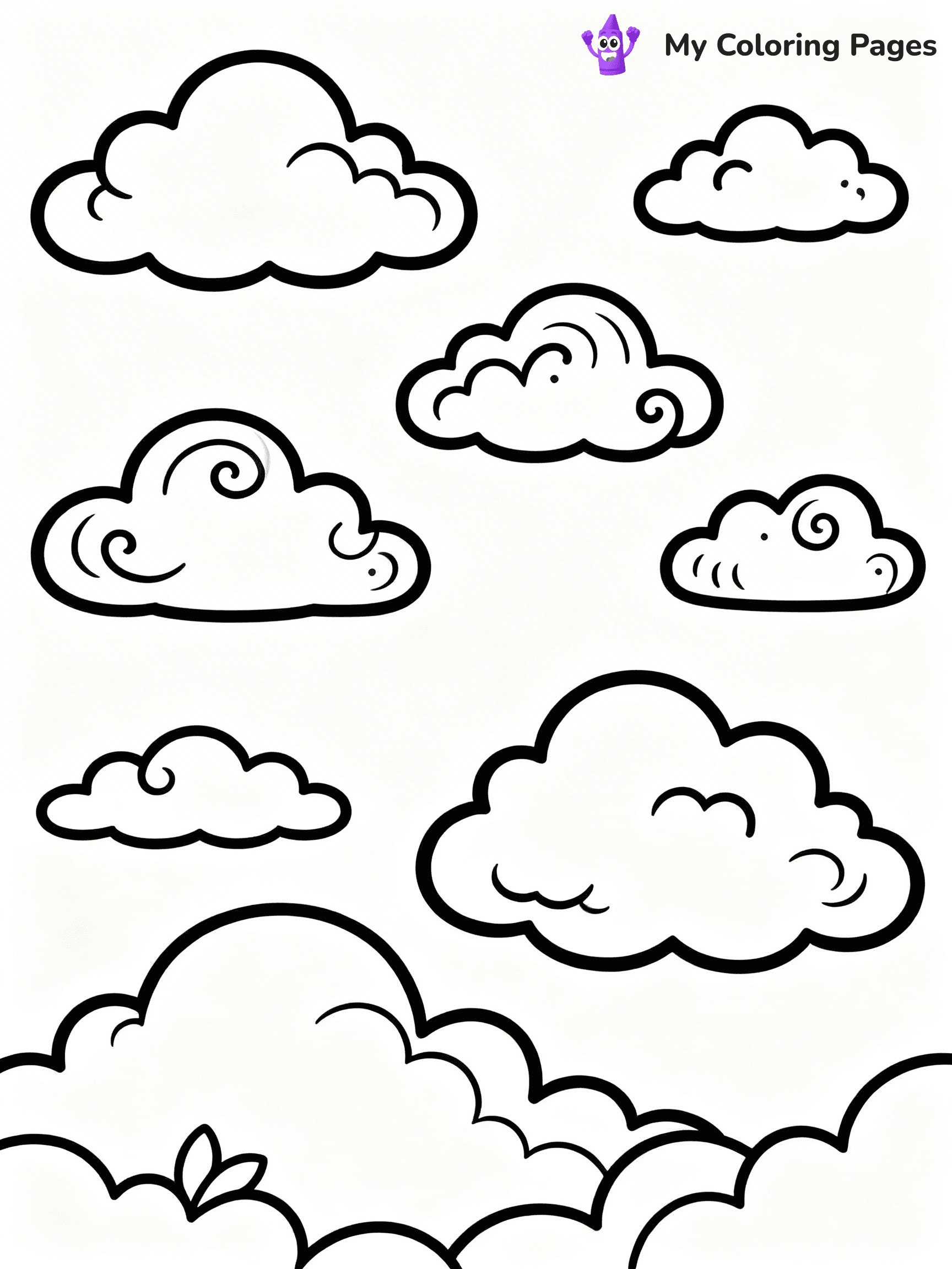 Cloud Coloring Pages - 51