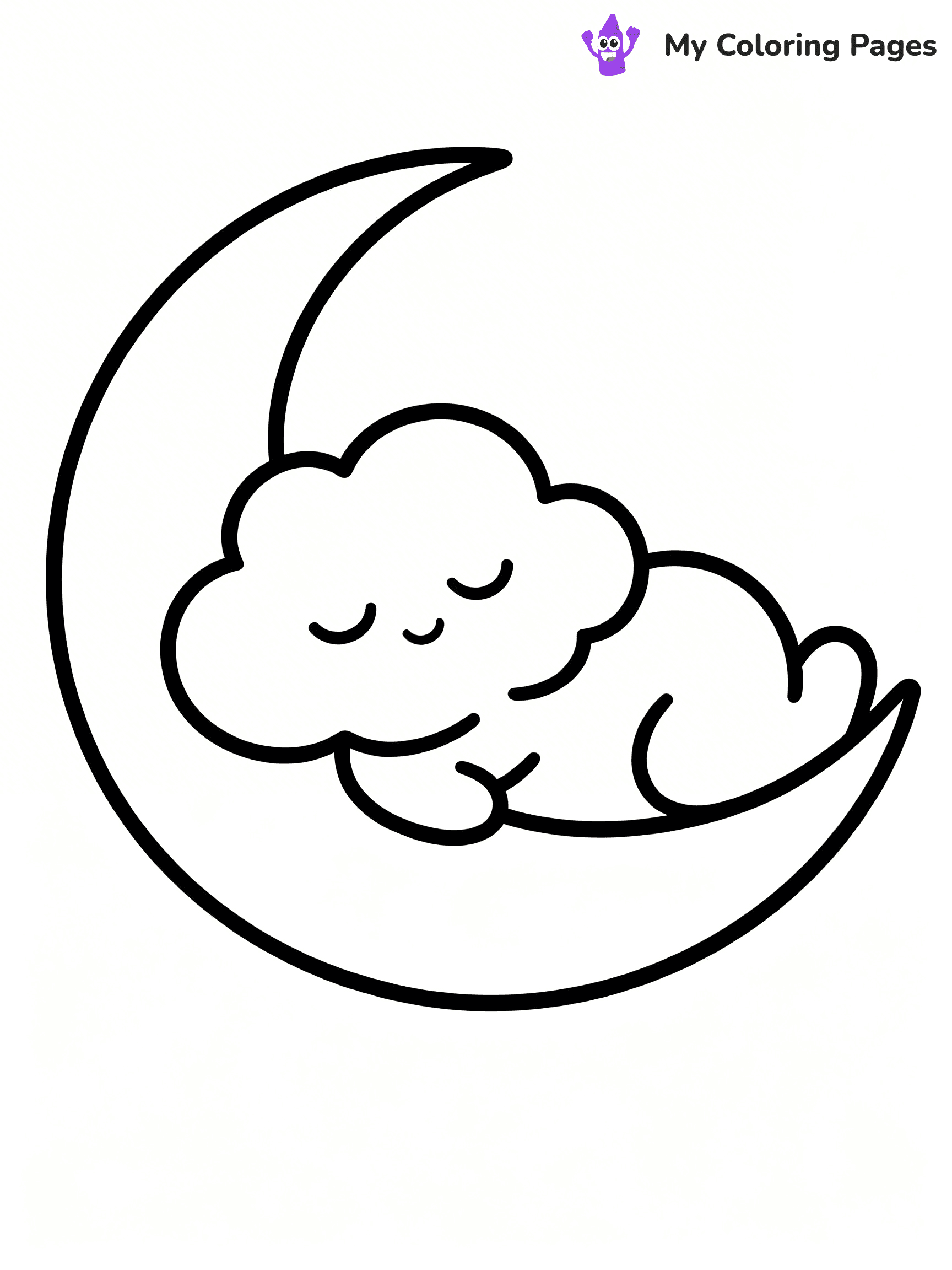 Cloud Coloring Pages - 41