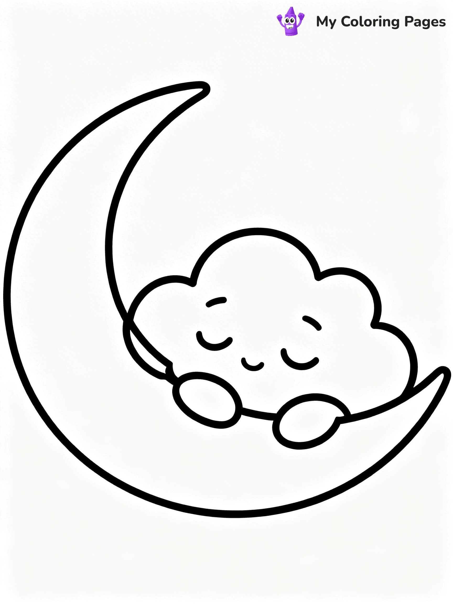 Cloud Coloring Pages - 37