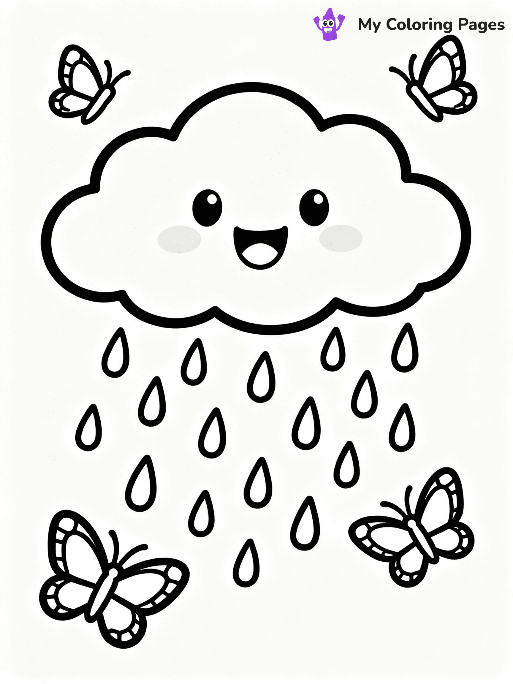 Cloud Coloring Pages - 35