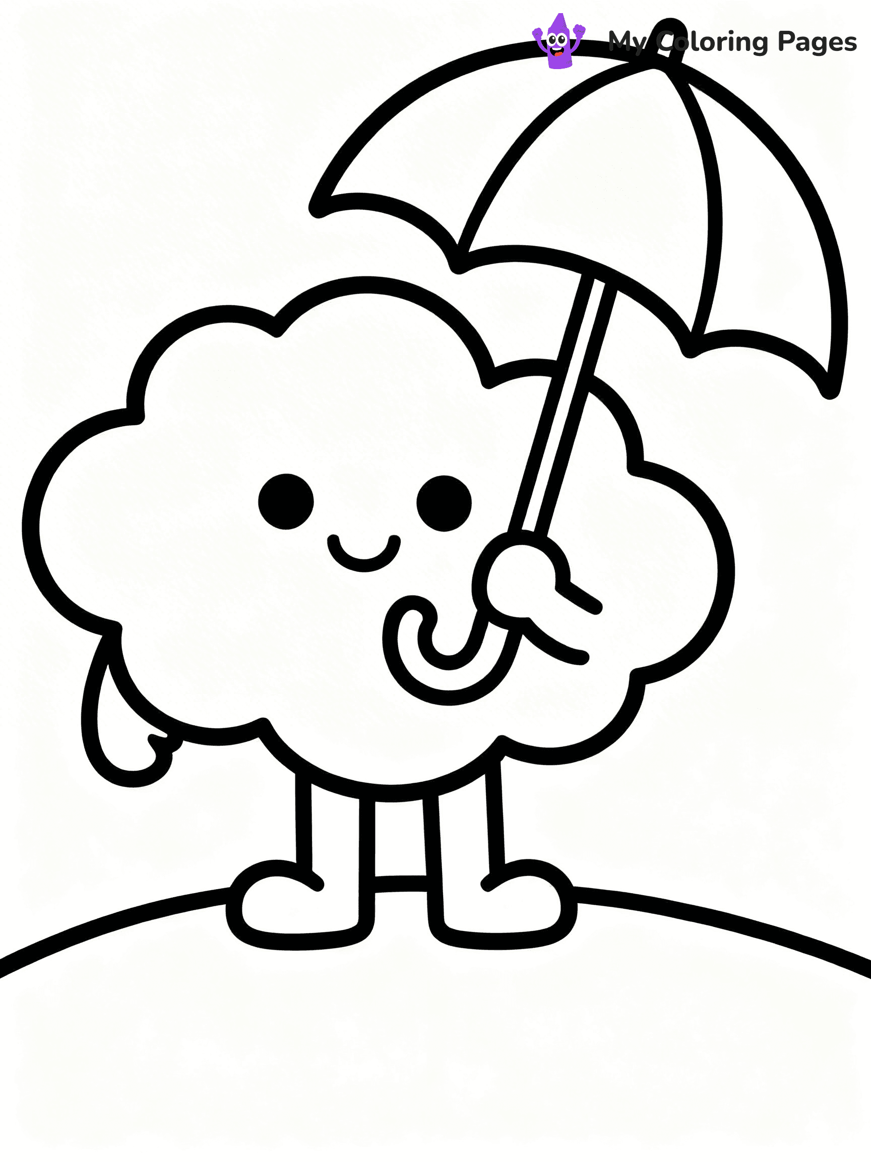 Cloud Coloring Pages - 22