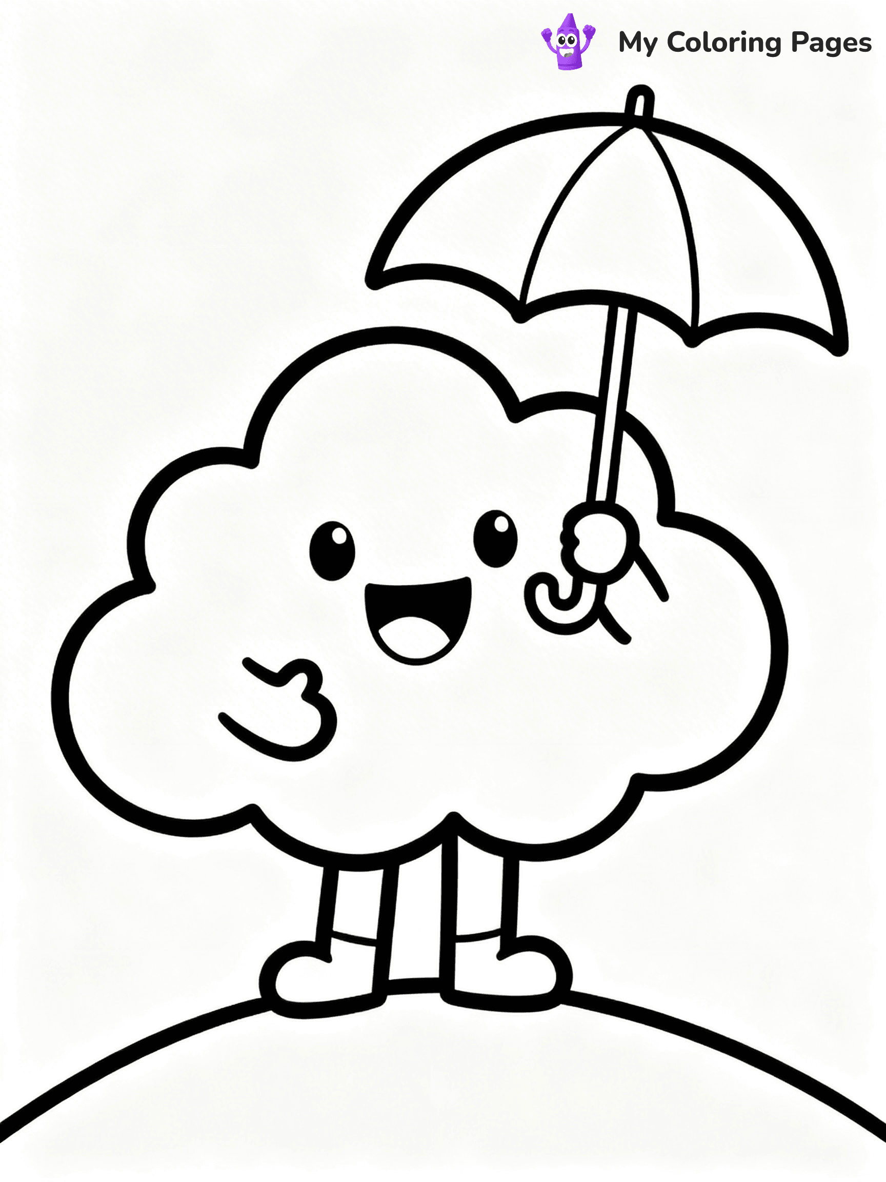 Cloud Coloring Pages - 21