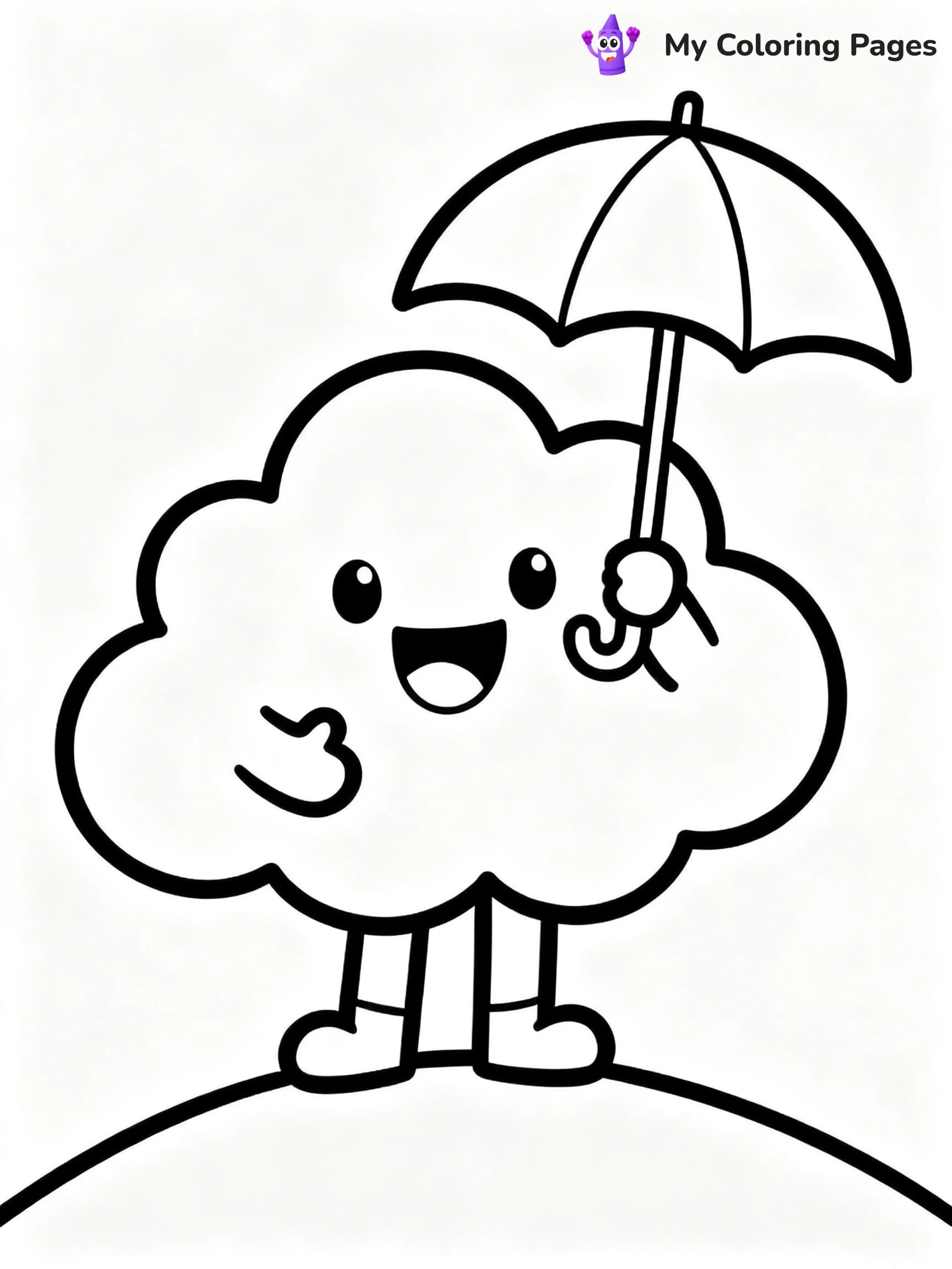 Cloud Coloring Pages - 21