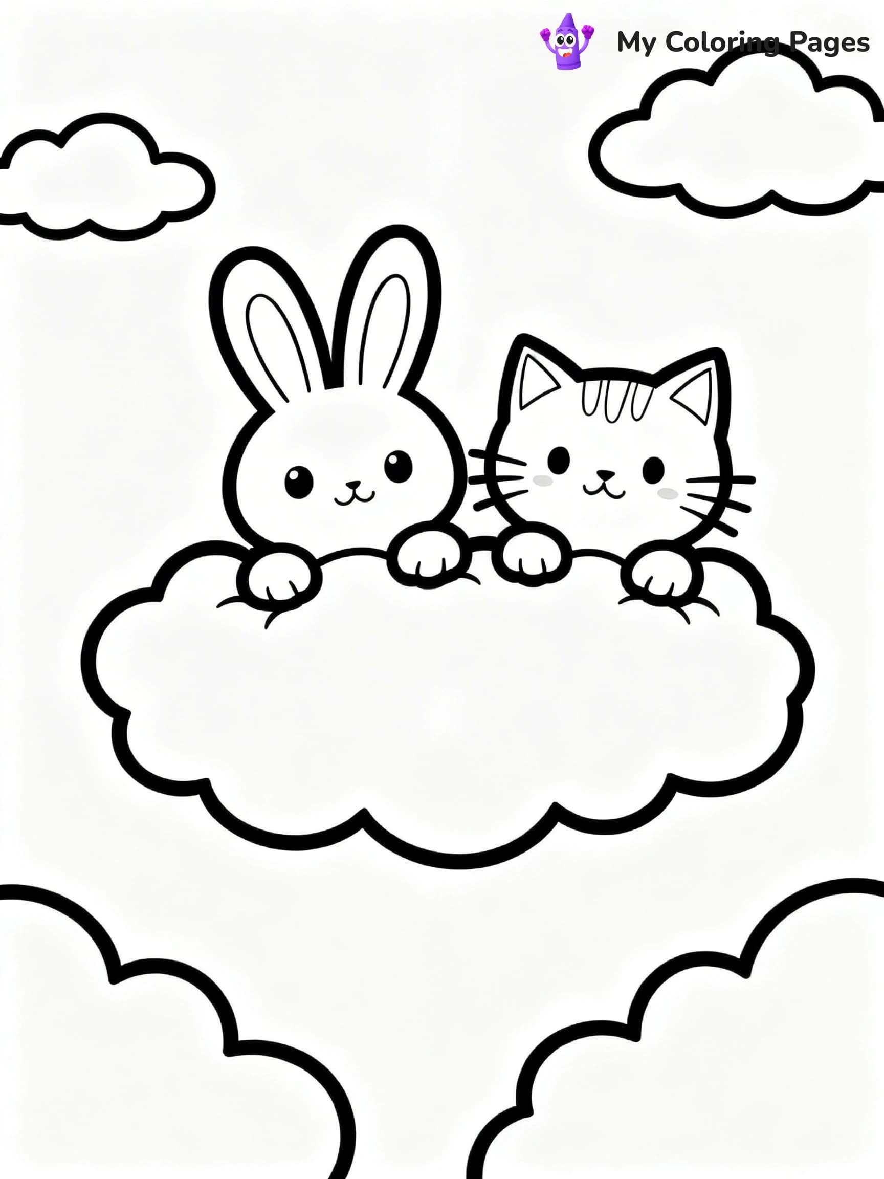 Cloud Coloring Pages - 15
