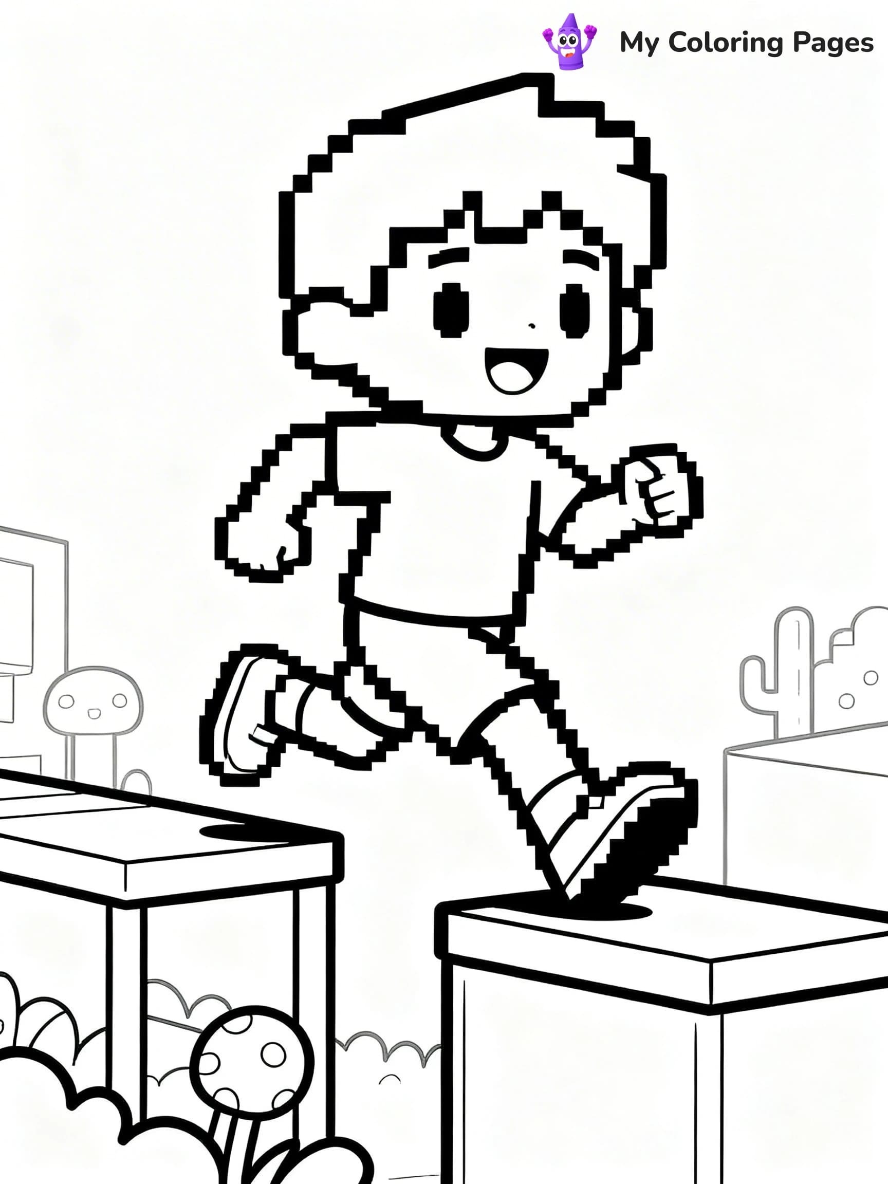 Gaming Coloring Pages - 3