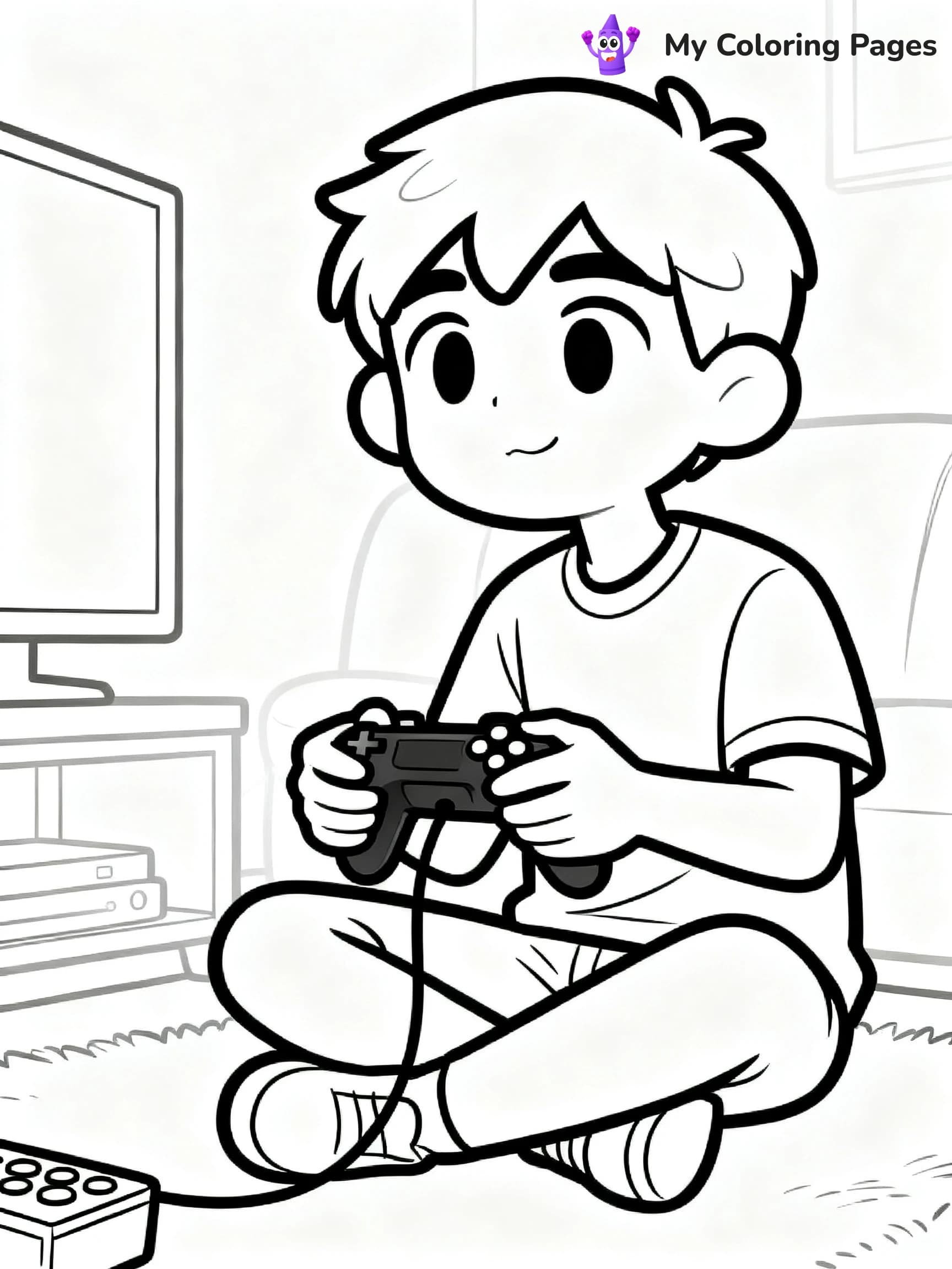 Gaming Coloring Pages - 3