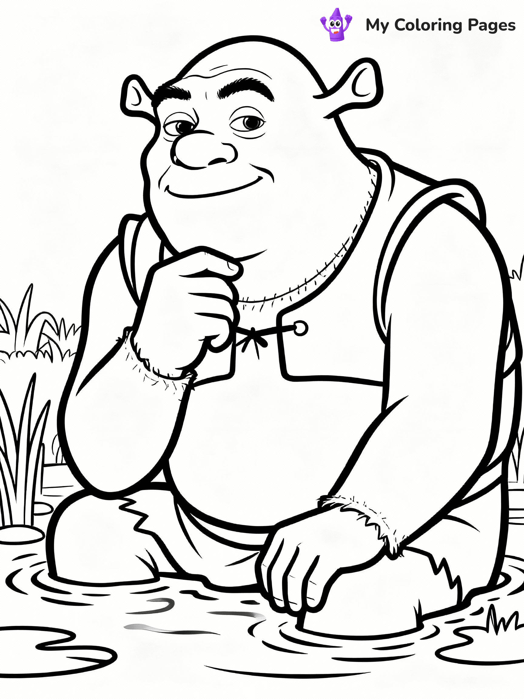 Shrek Coloring Pages - 20