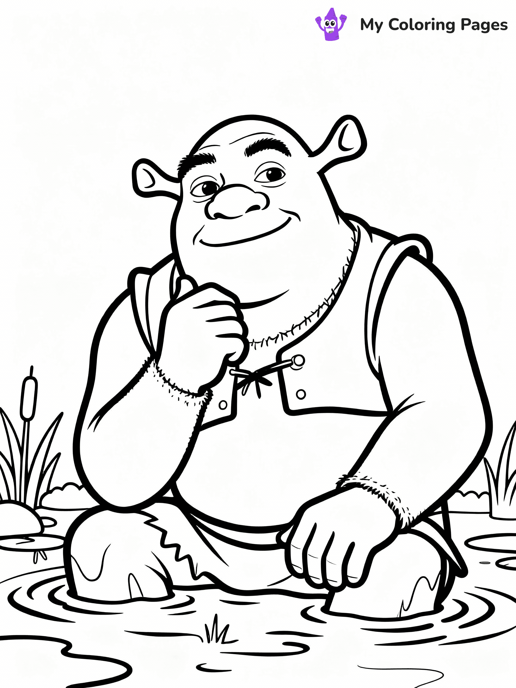 Shrek Coloring Pages - 19
