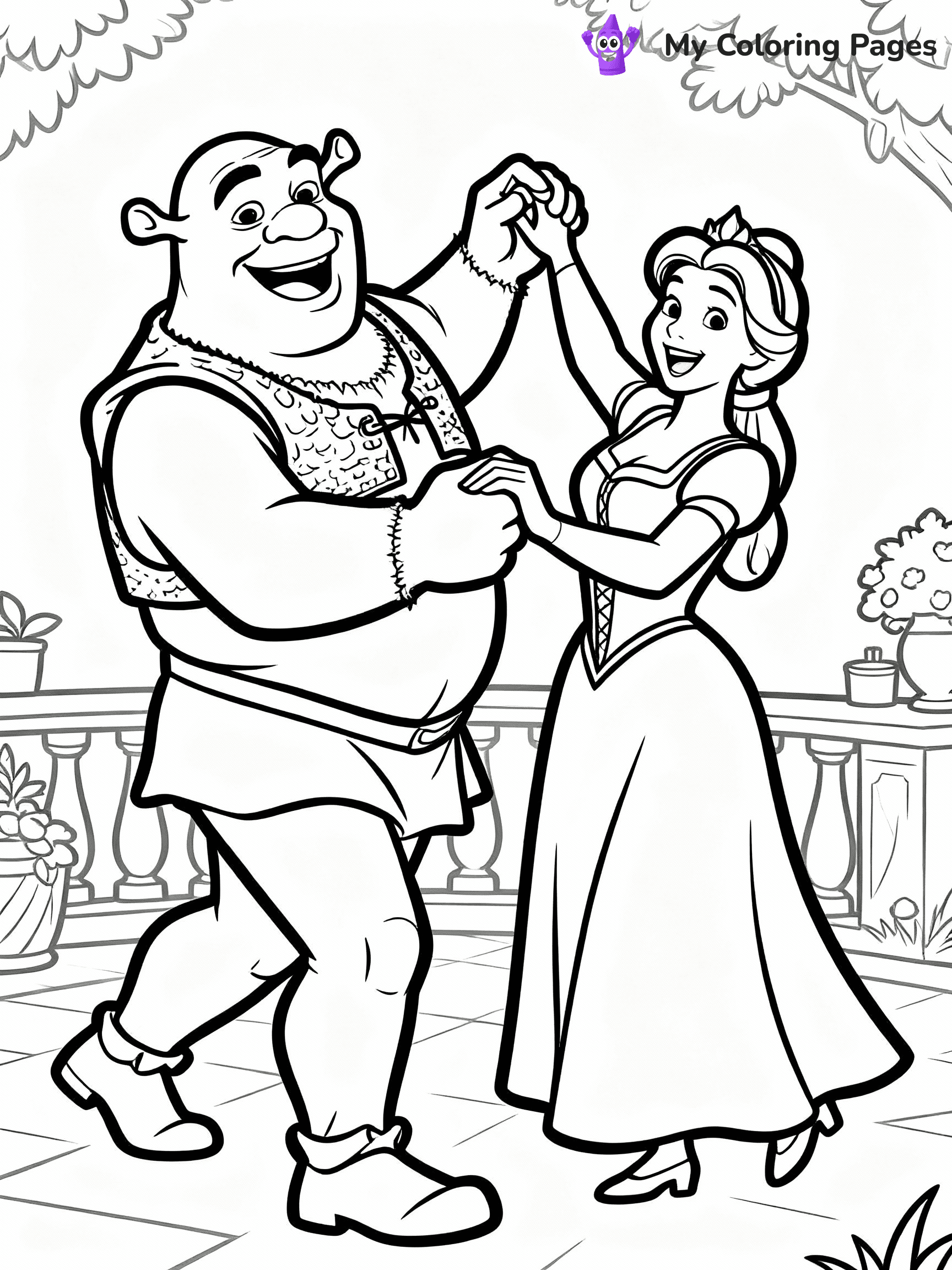 Shrek Coloring Pages - 18