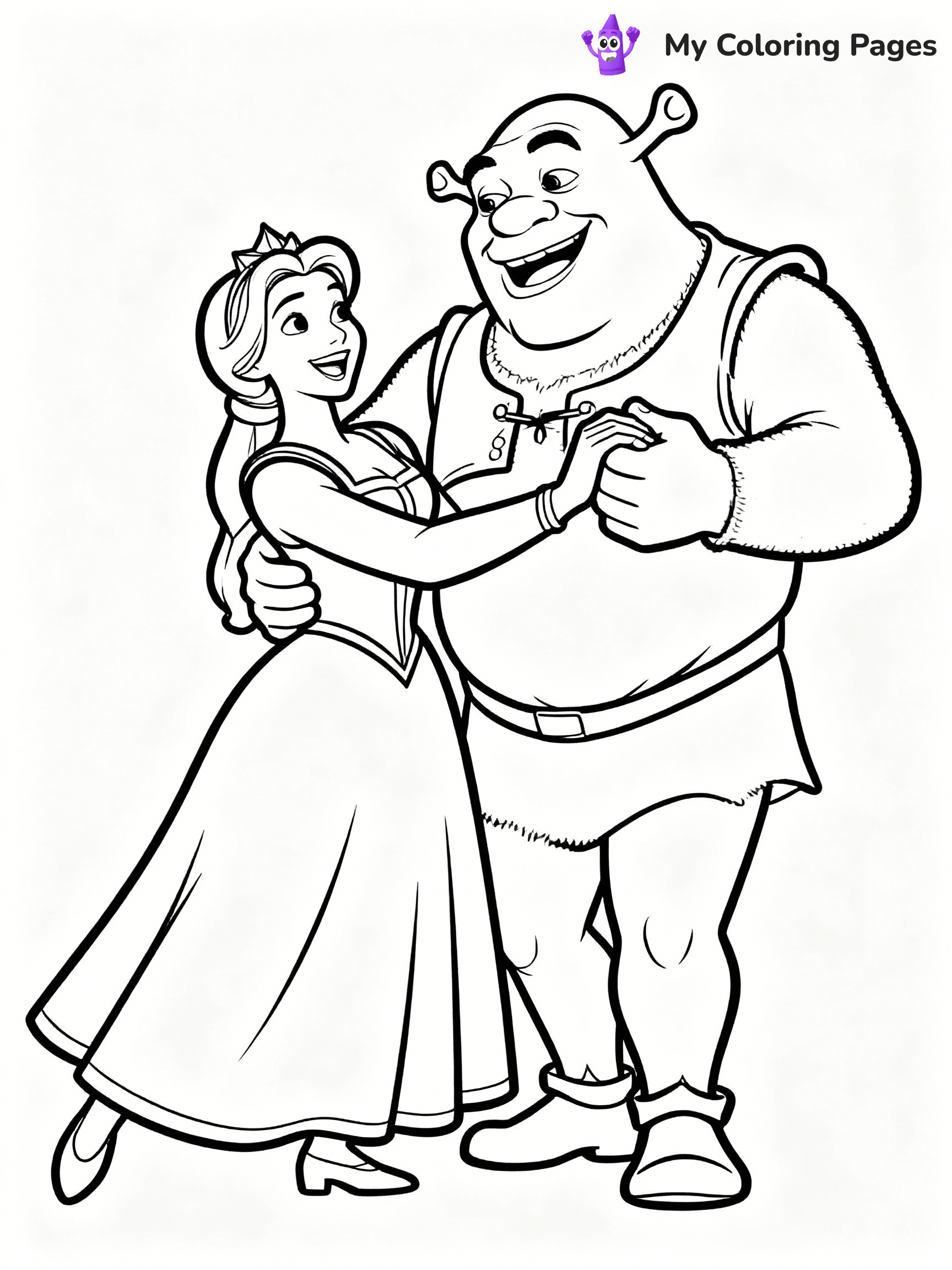 Shrek Coloring Pages - 17