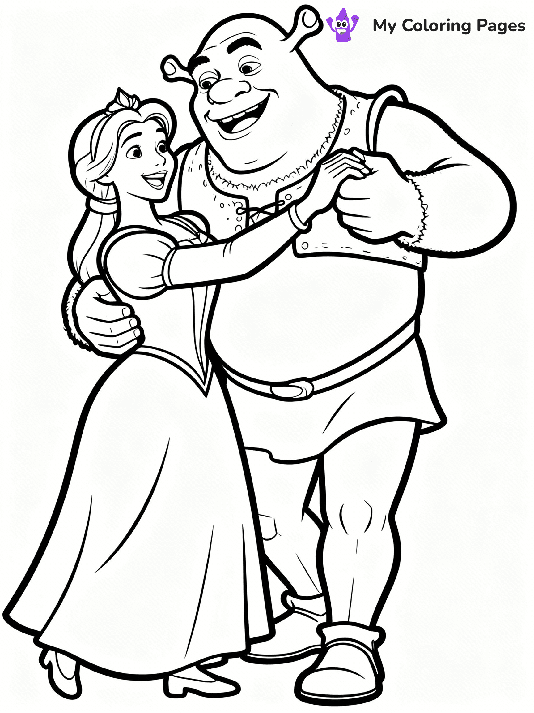 Shrek Coloring Pages - 16
