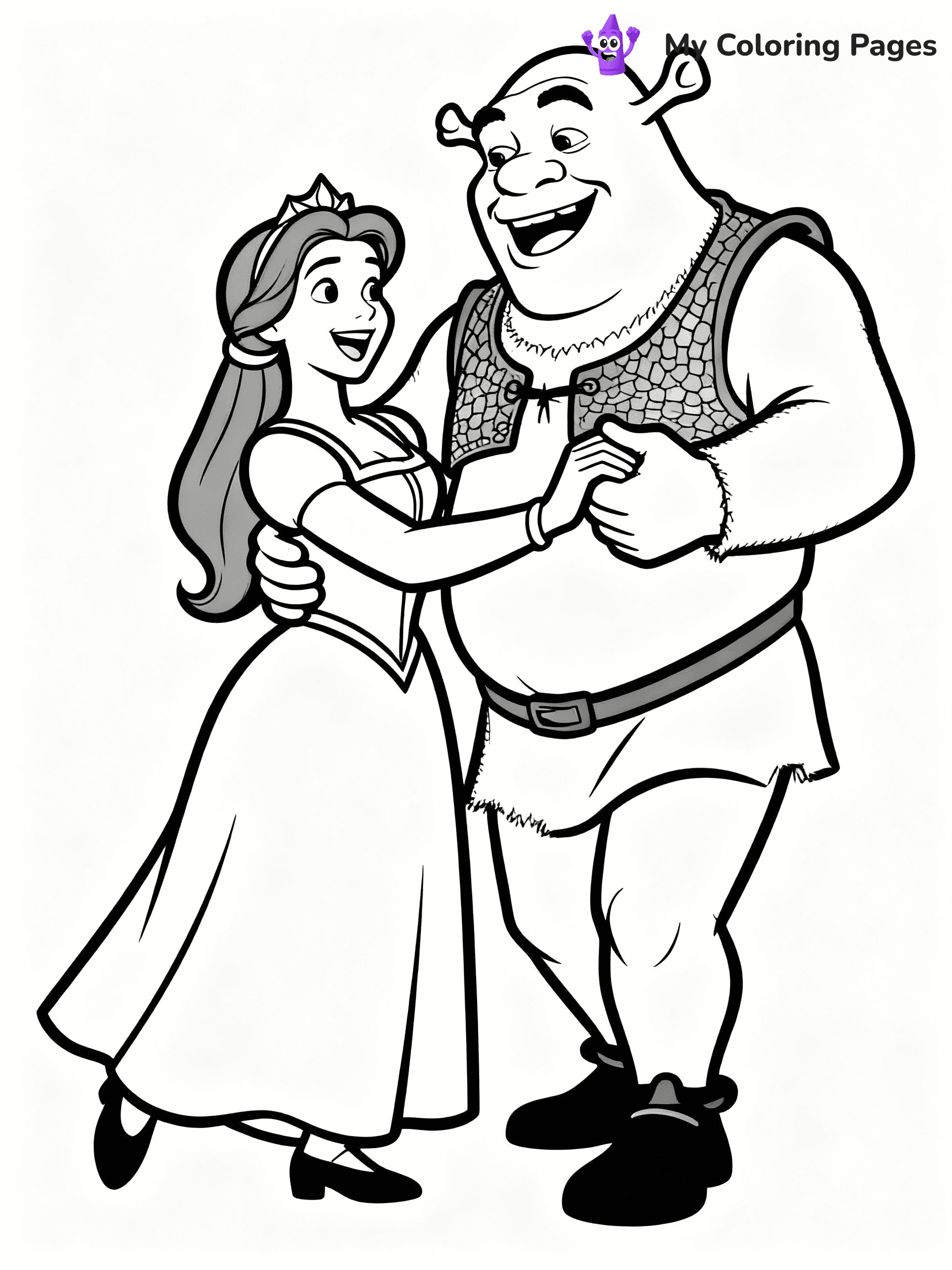 Shrek Coloring Pages - 15