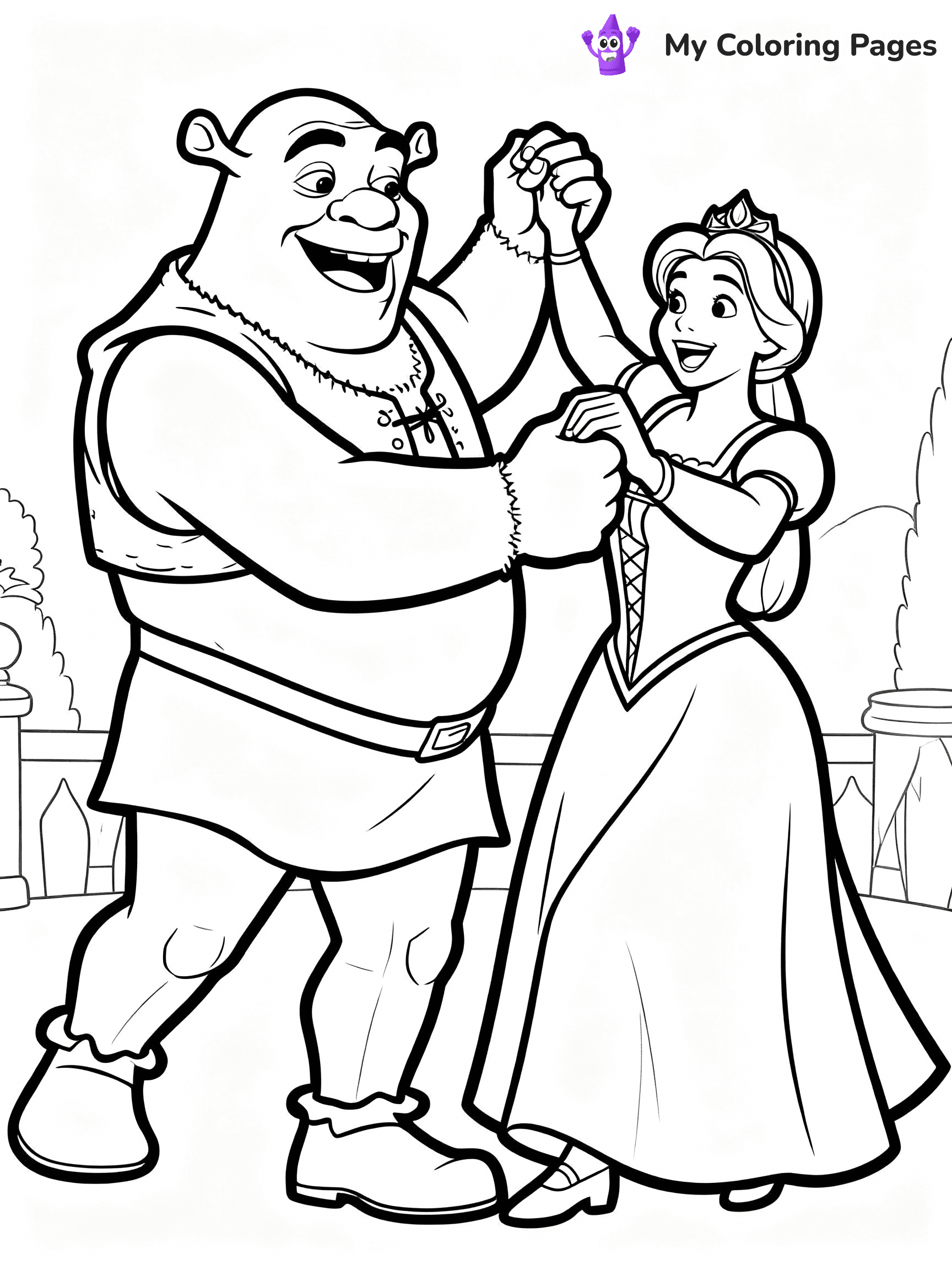 Shrek Coloring Pages - 13