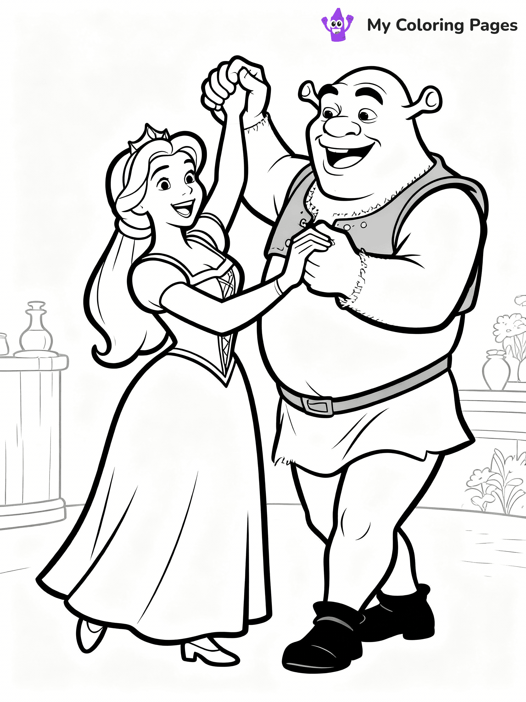 Shrek Coloring Pages - 12