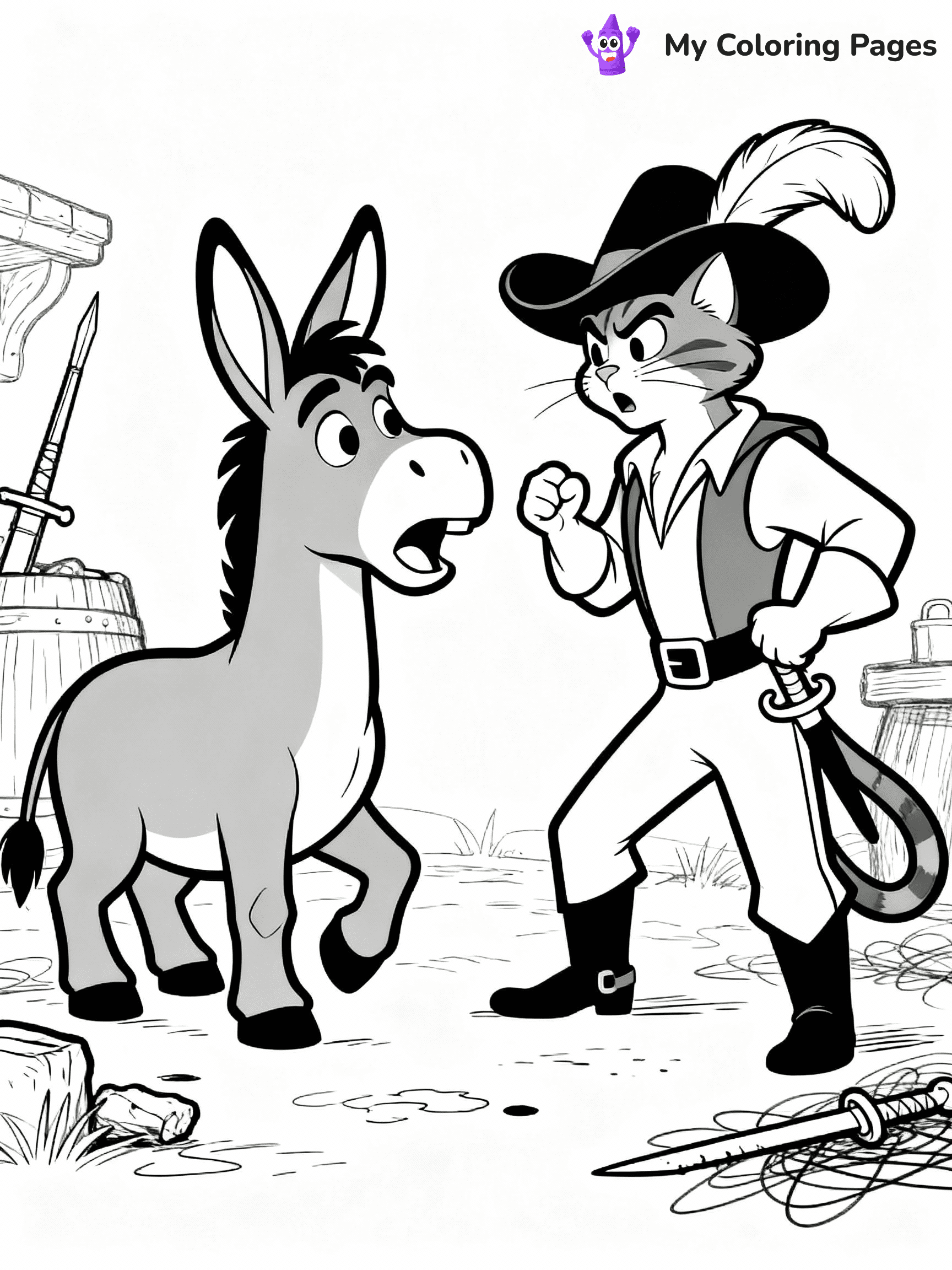 Shrek Coloring Pages - 9