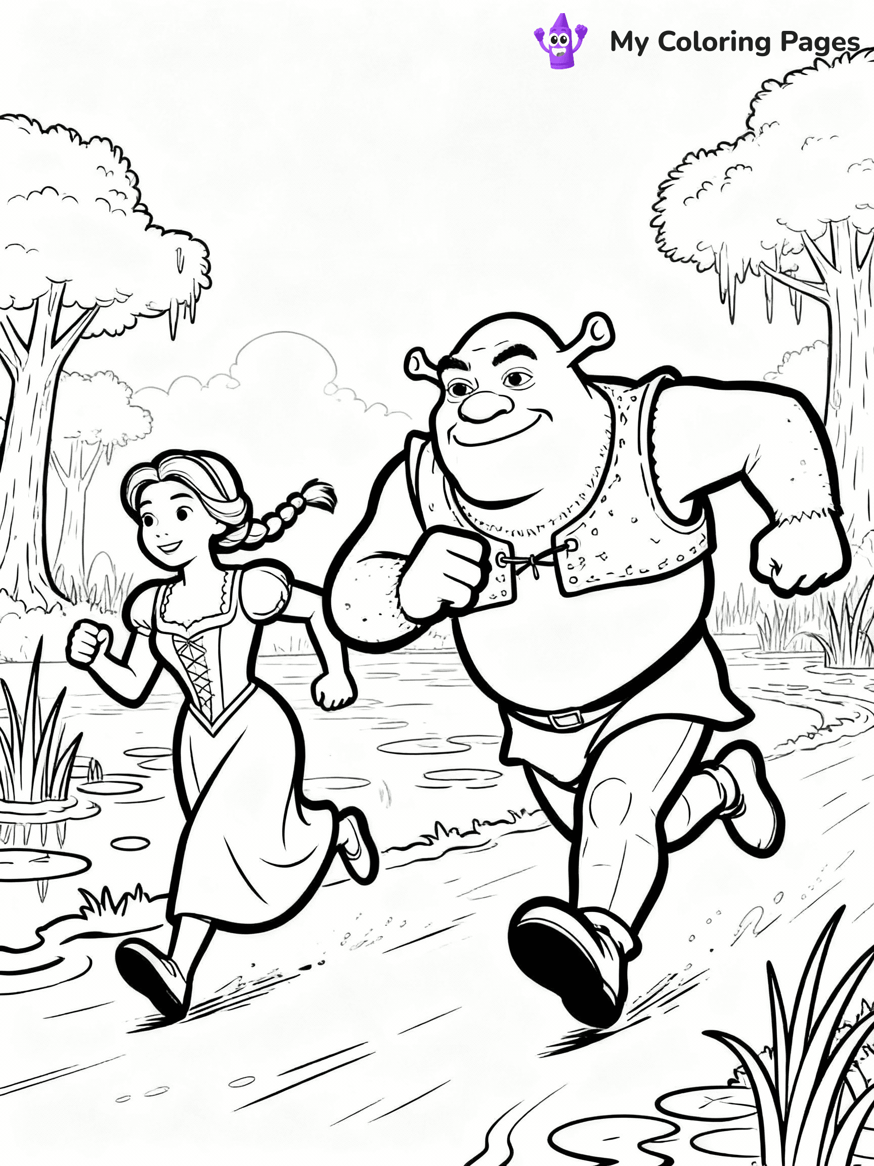 Shrek Coloring Pages - 8