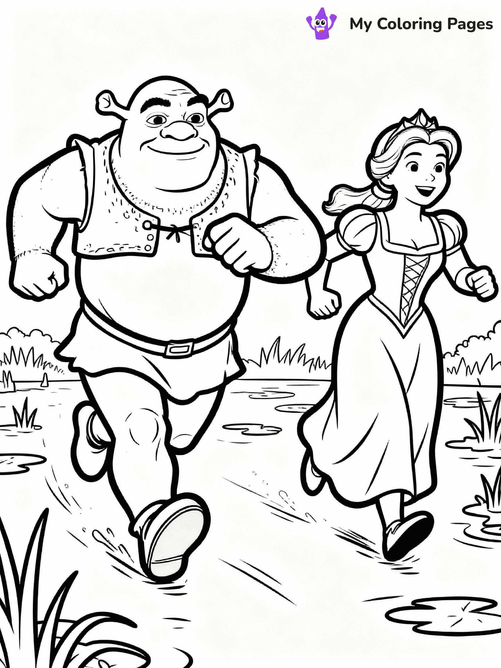 Shrek Coloring Pages - 7