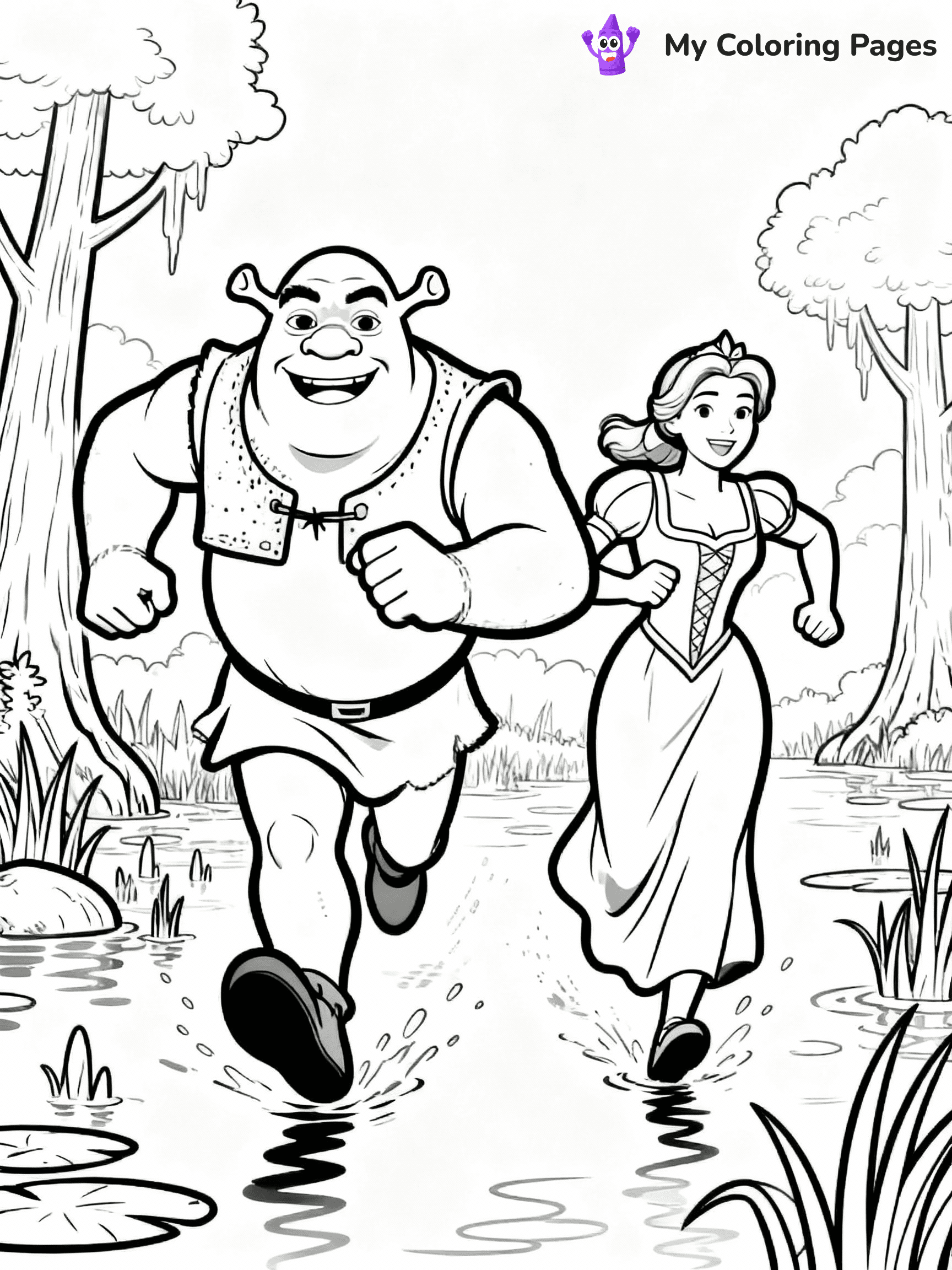 Shrek Coloring Pages - 6