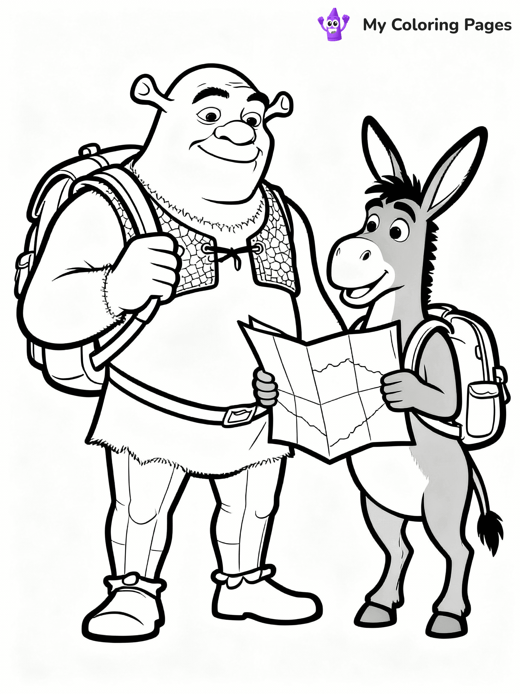 Shrek Coloring Pages - 3