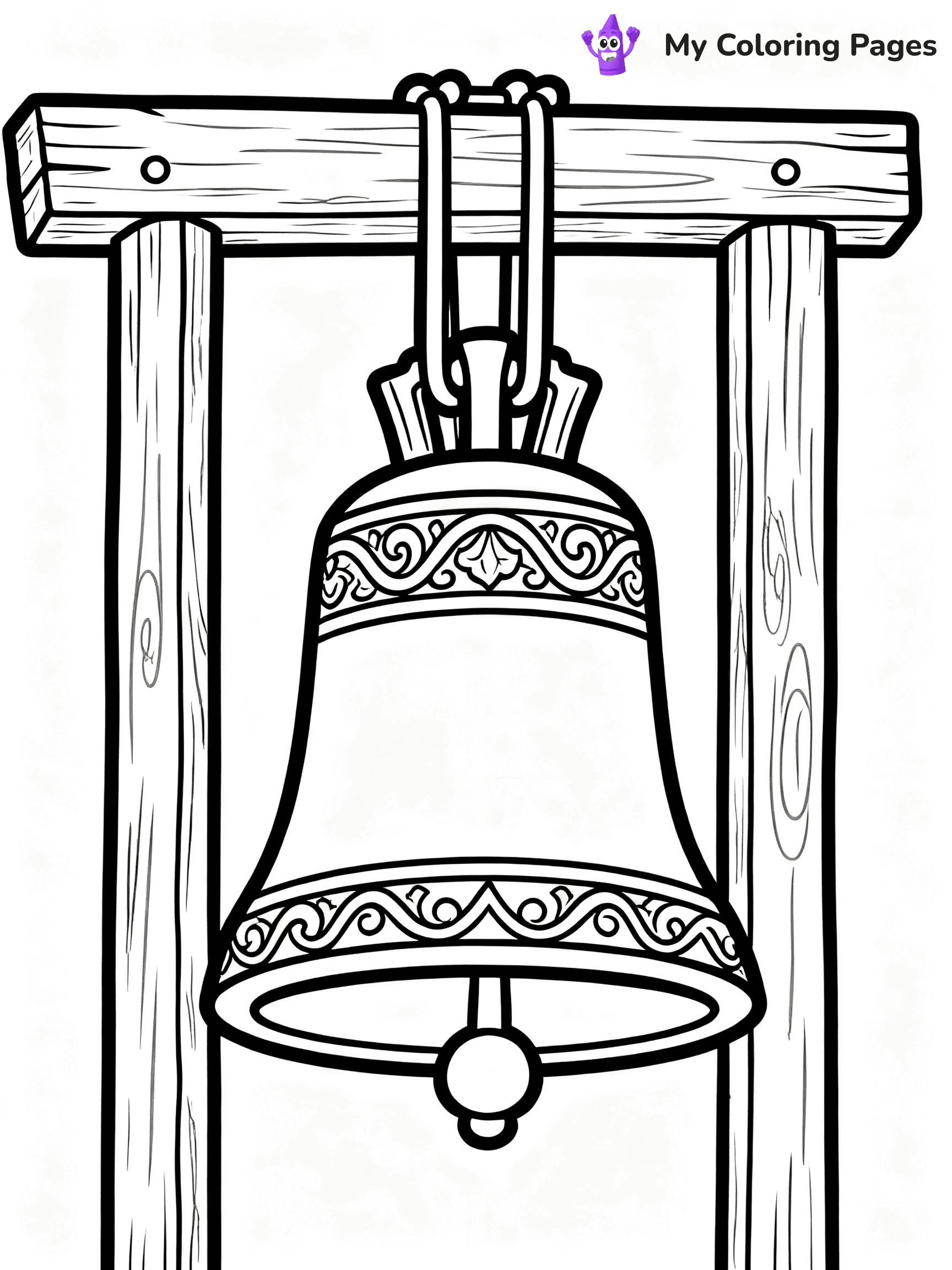 Bell Coloring Pages - 24