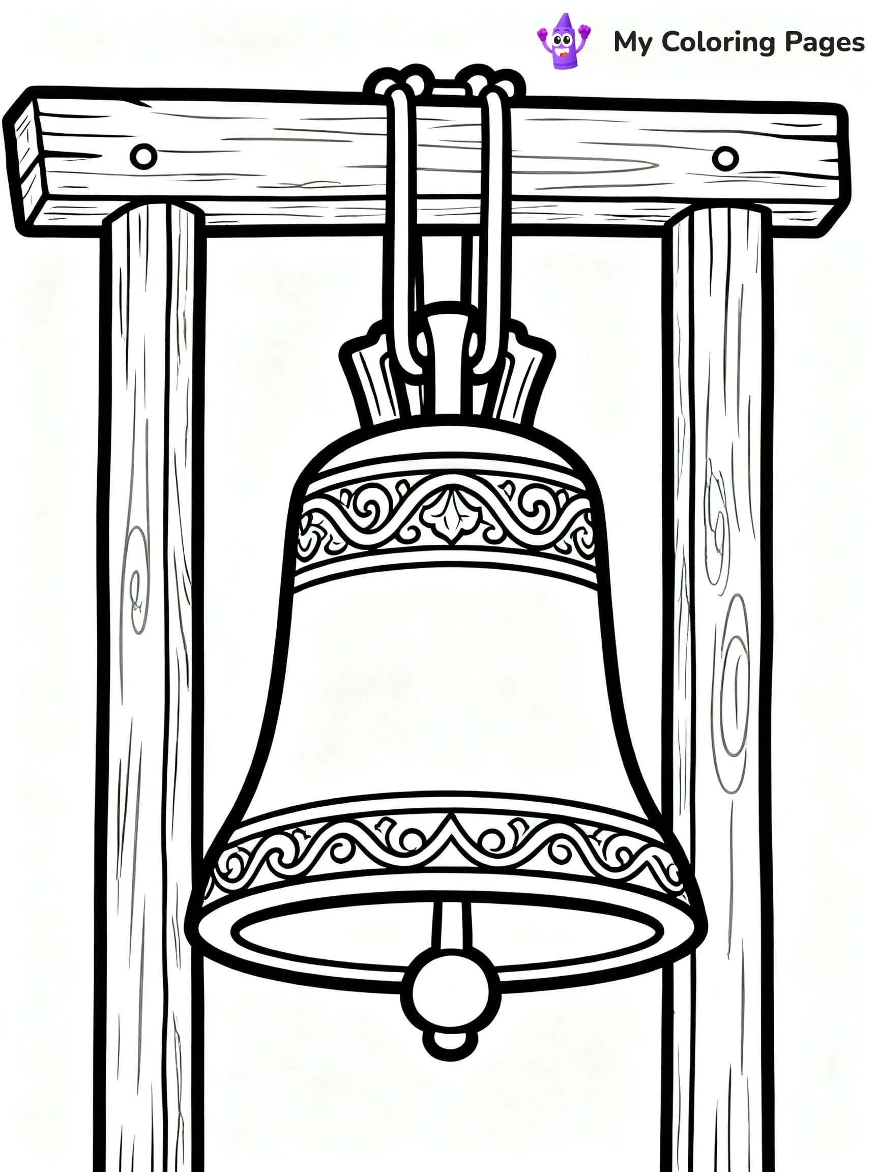 Bell Coloring Pages - 24