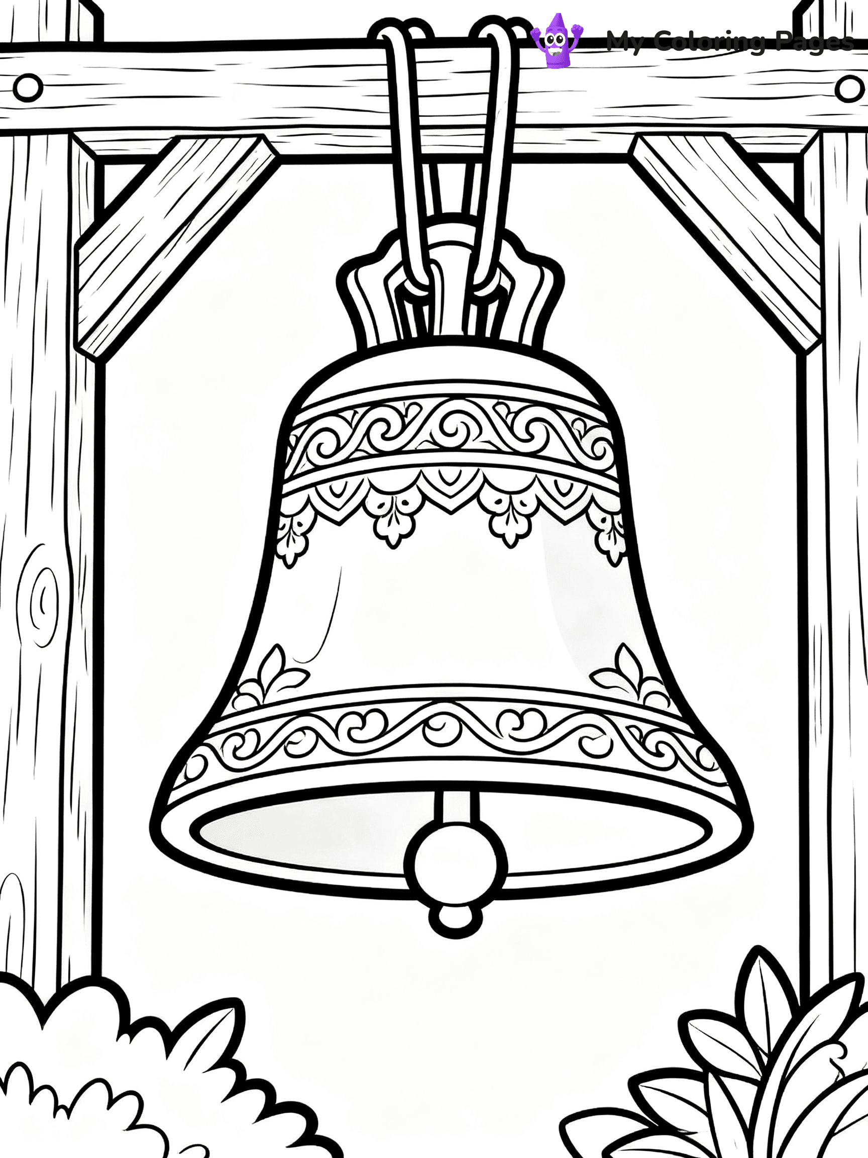 Bell Coloring Pages - 22