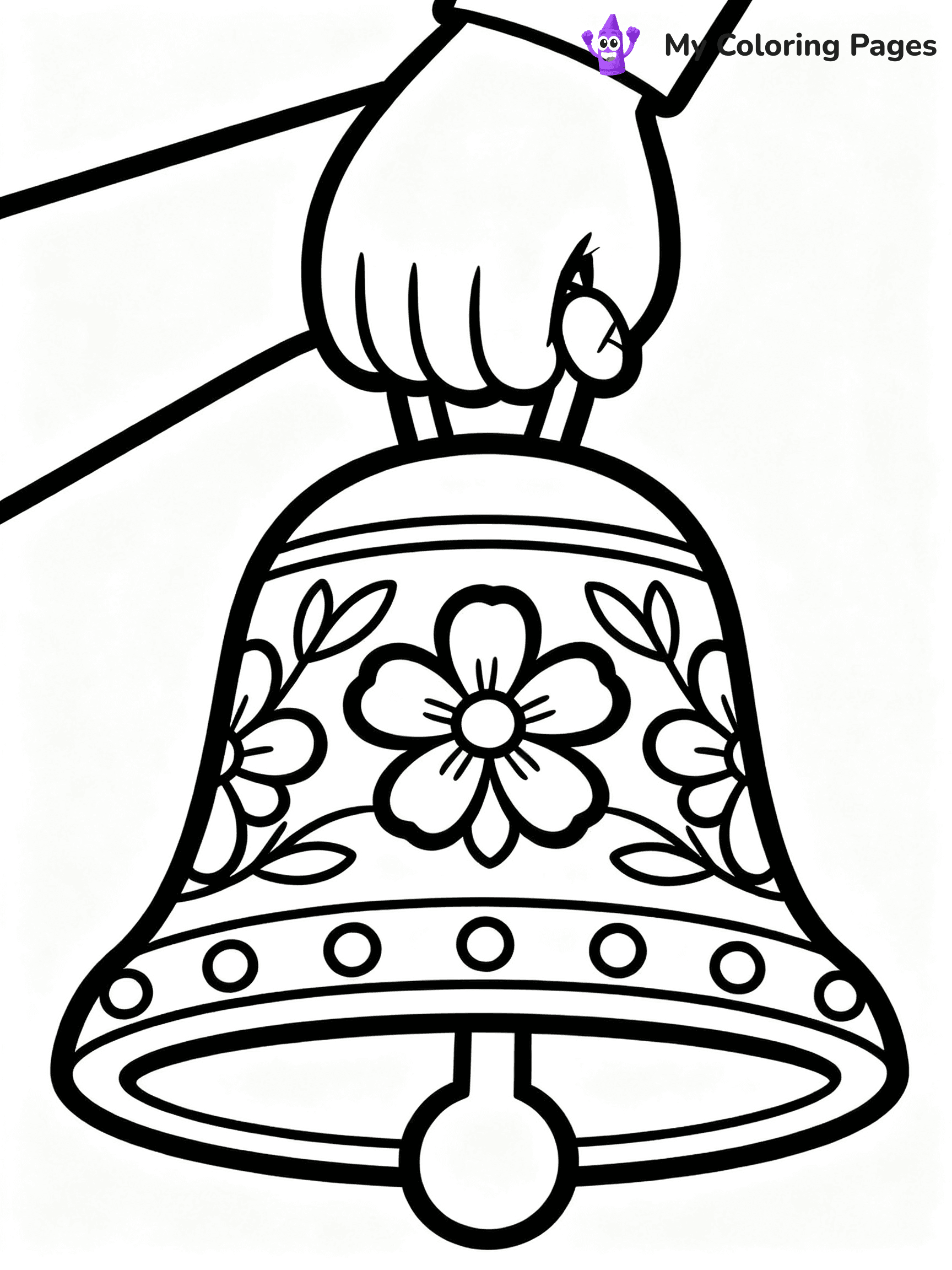Bell Coloring Pages - 1