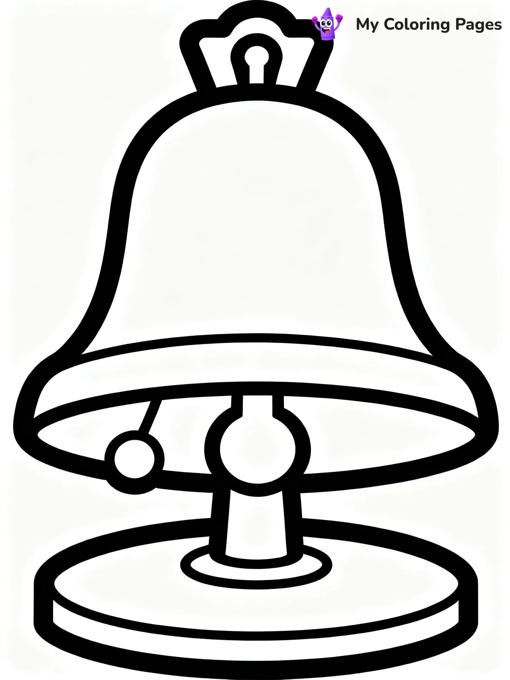 Bell Coloring Pages - 1